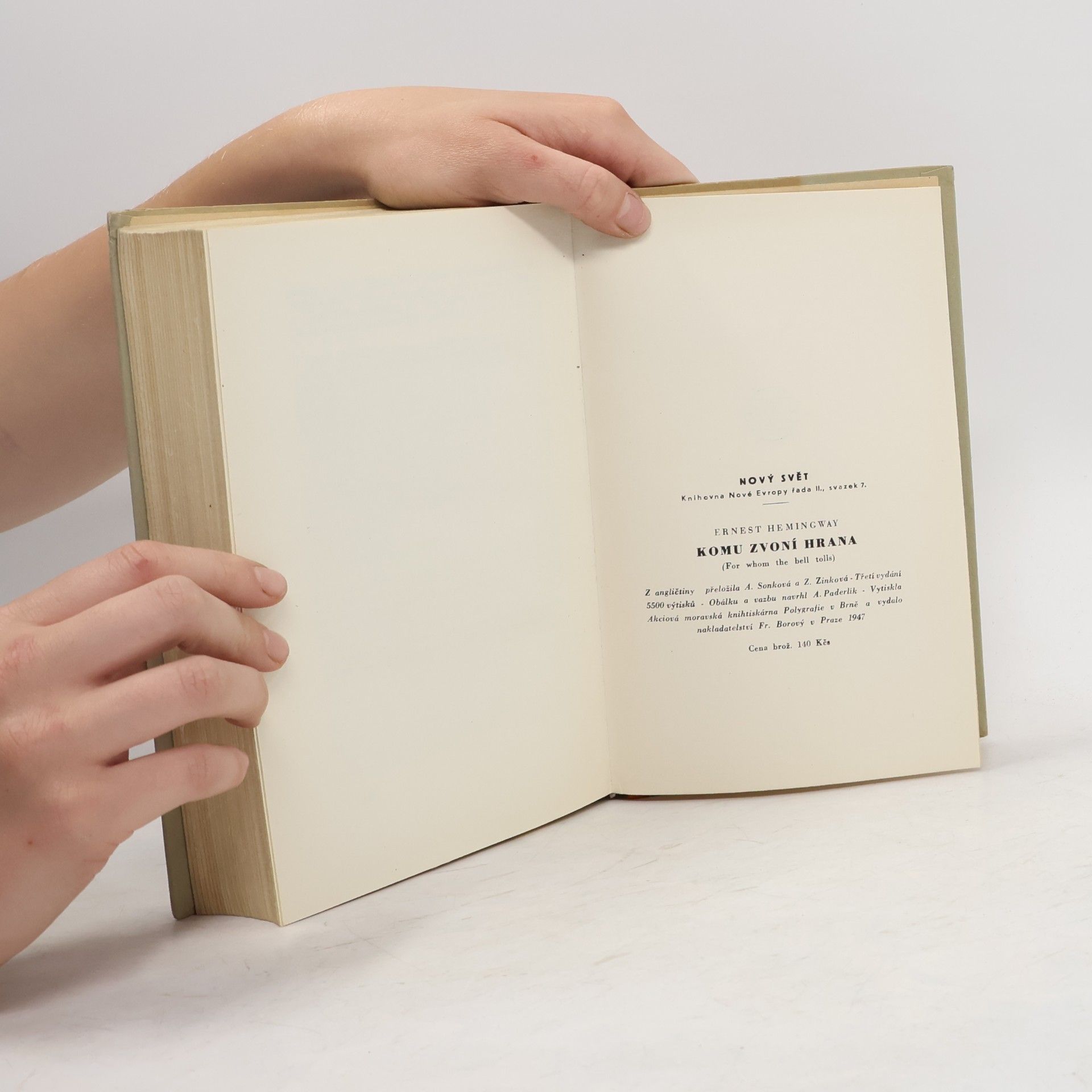 Ernest Hemingway Komu zvoní hrana