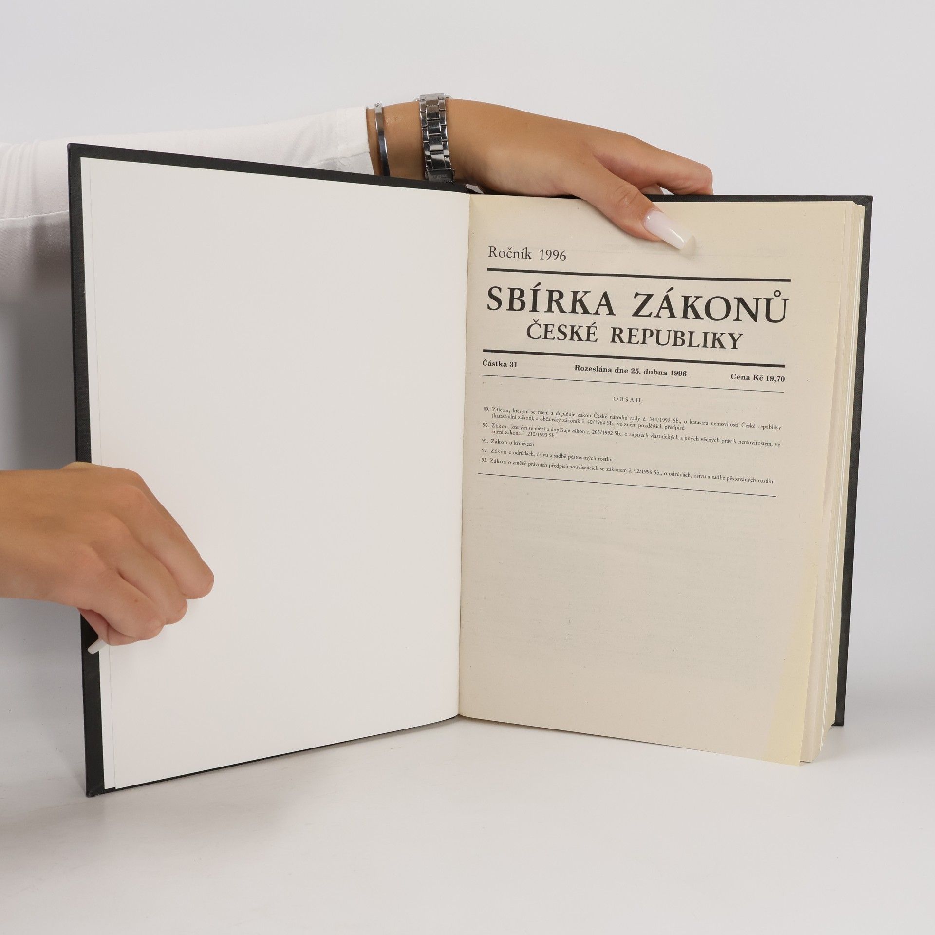 Collectif d'auteurs Sbírka zákonů 1/1996