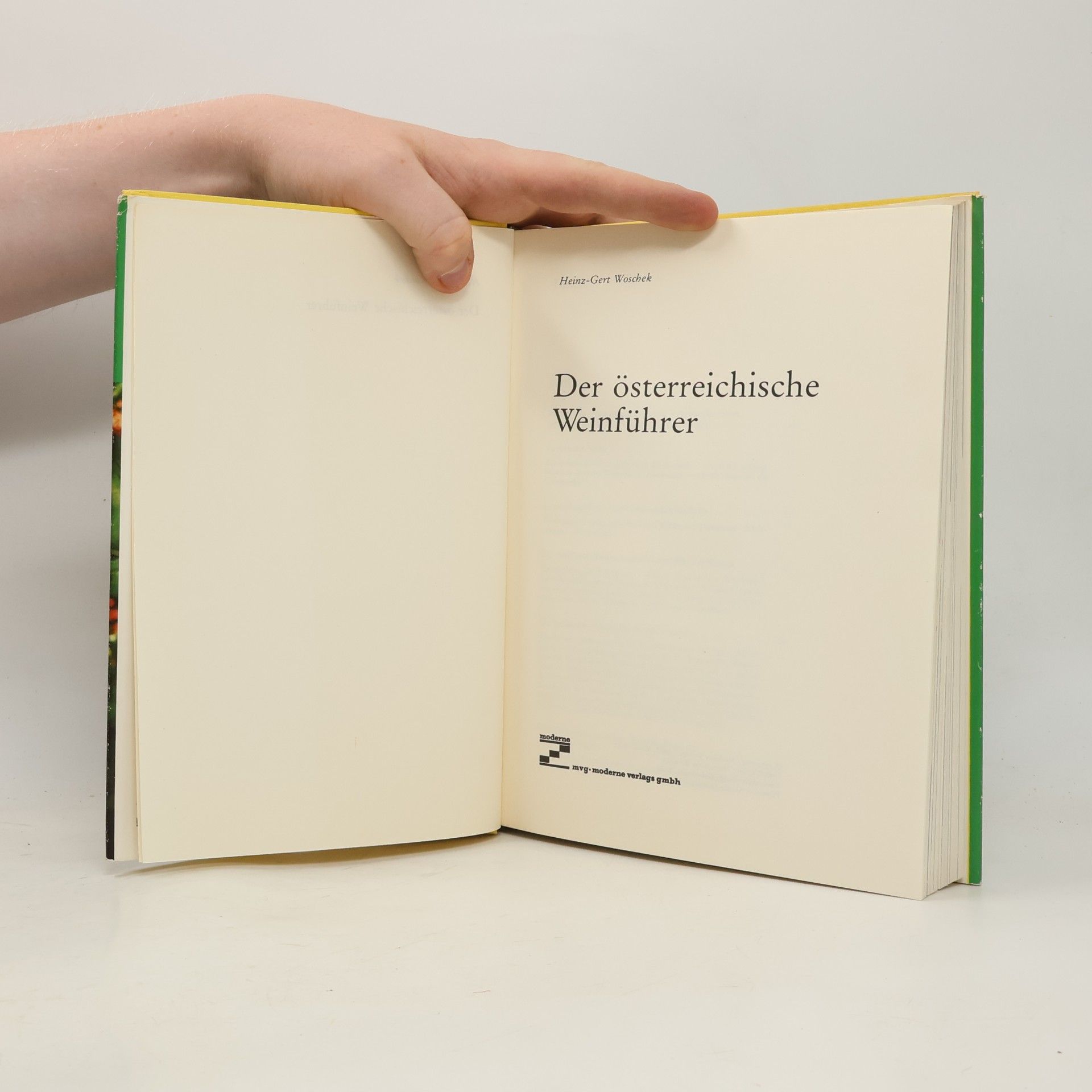Heinz-Gert Woschek Der österreichische Weinführer