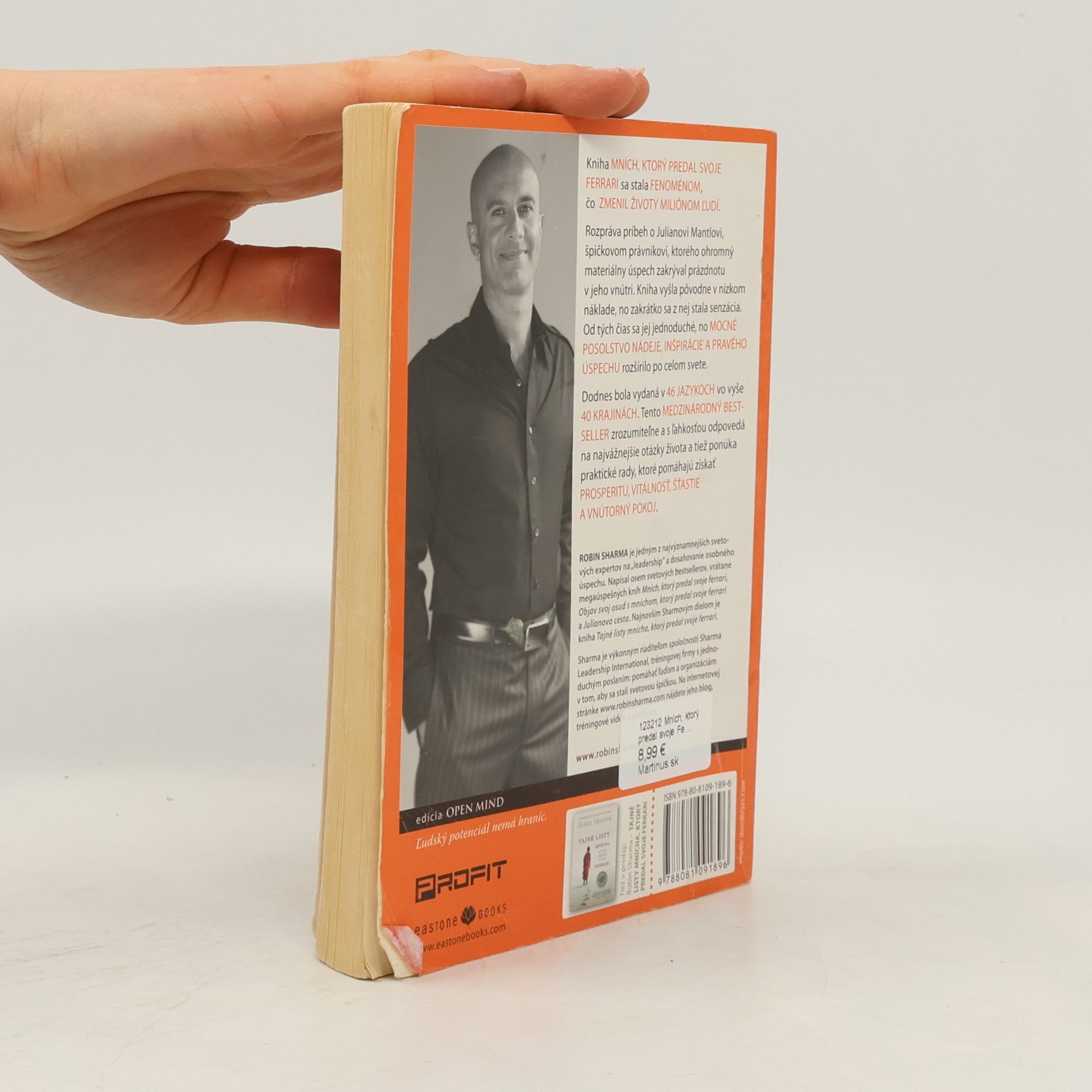 Robin Sharma Mních, ktorý predal svoje ferrari