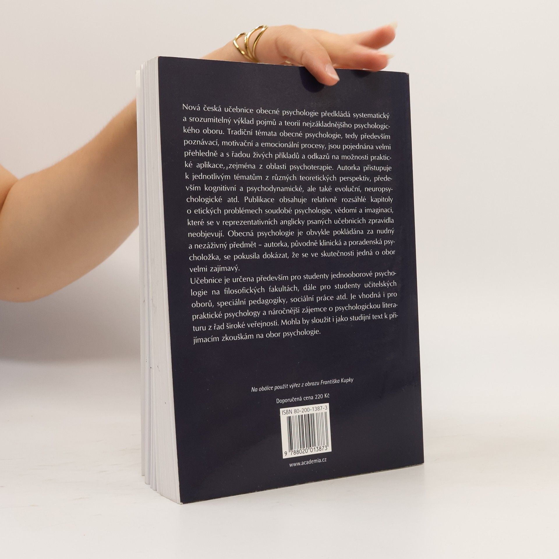 Alena Plháková Učebnice obecné psychologie