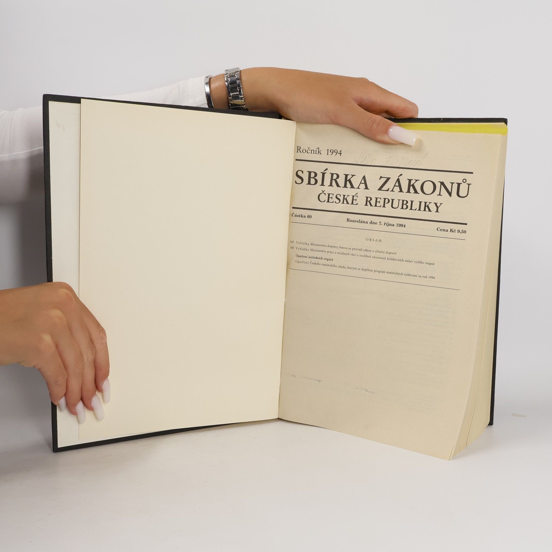 Collectif d'auteurs Sbírka zákonů 3/1994
