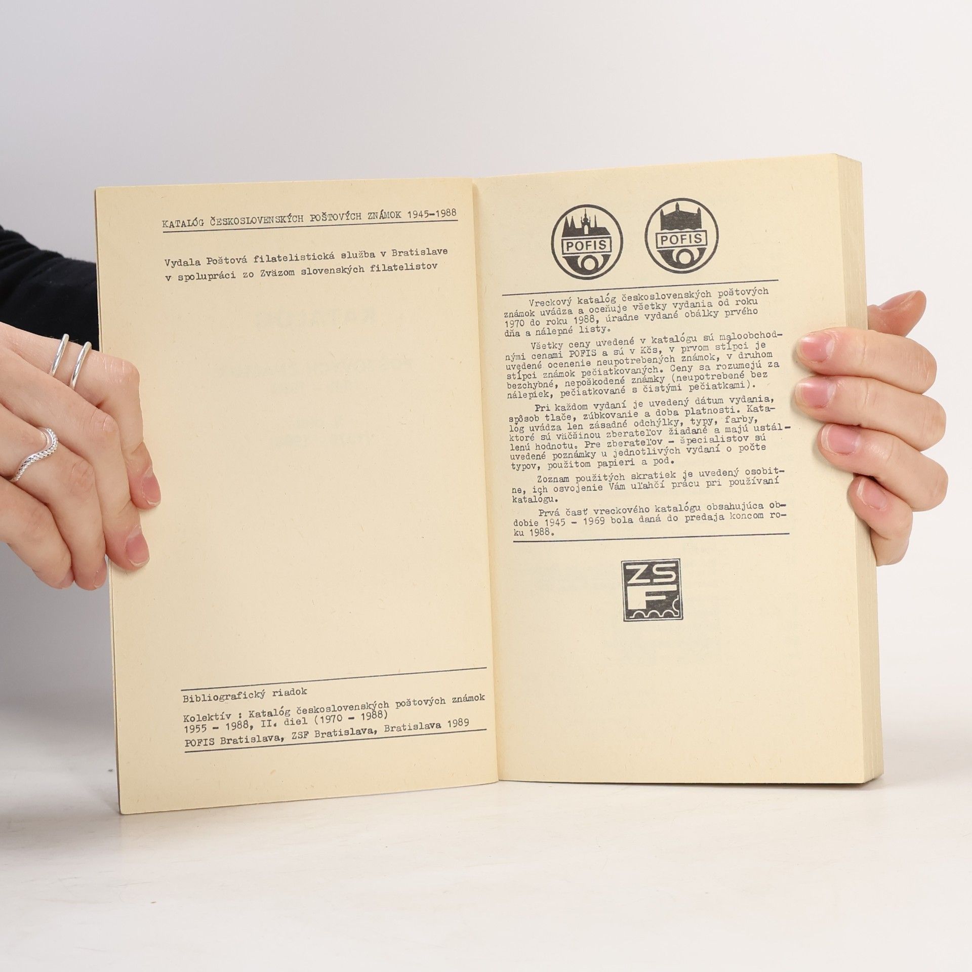 Autorenkollektiv Katalóg československých poštovných známok 1970-1988