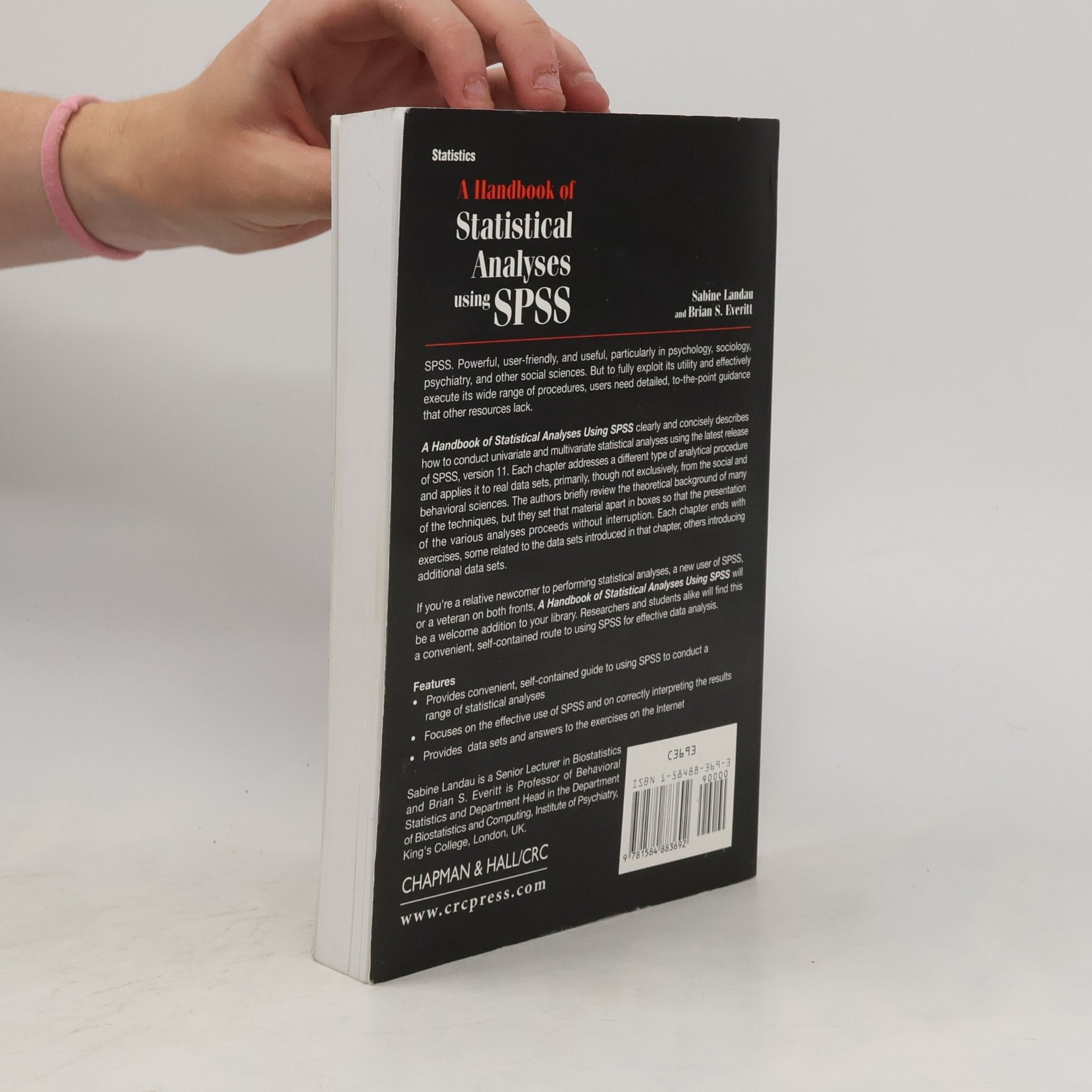 Sabine Landau A Handbook of Statistical Analyses Using SPSS