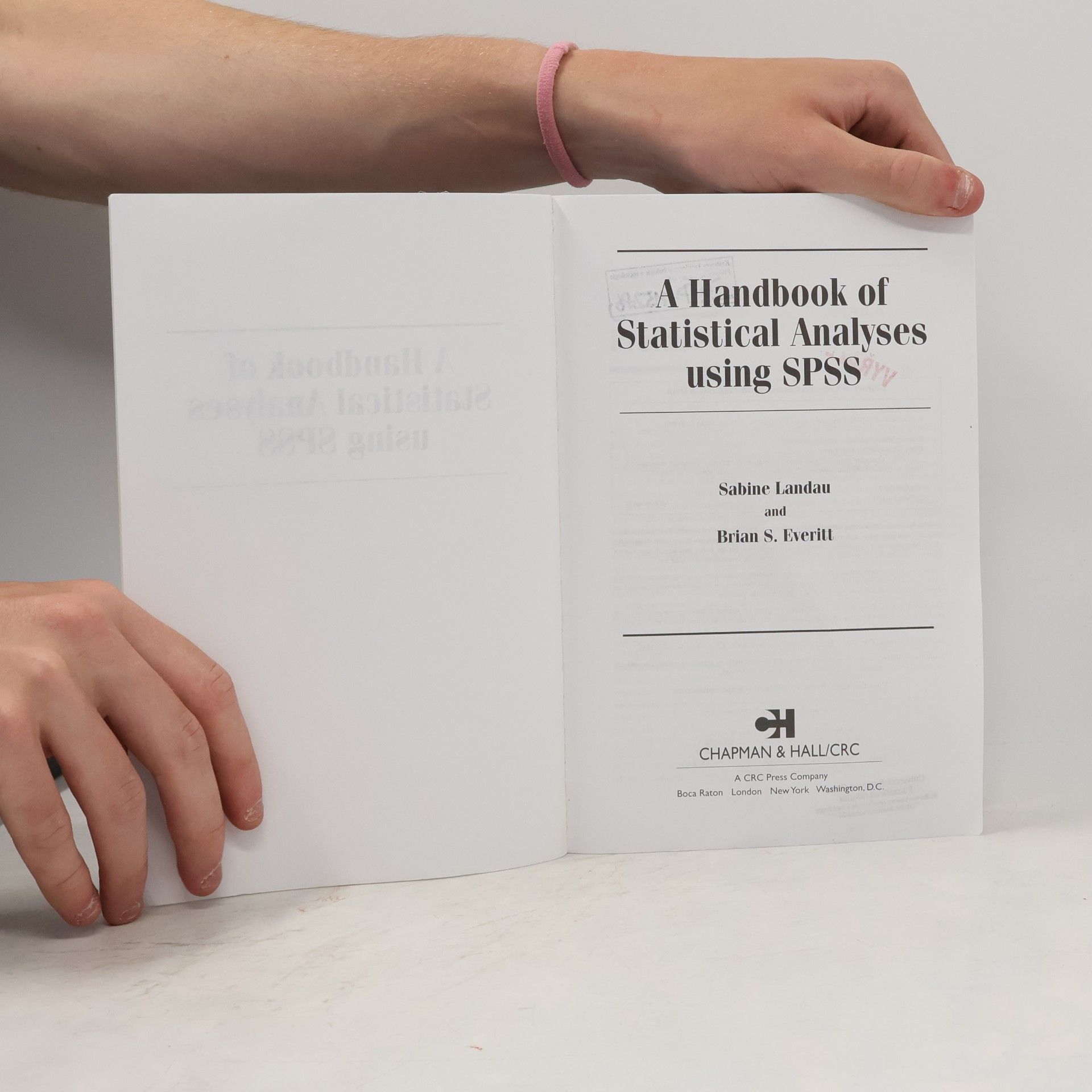 Sabine Landau A Handbook of Statistical Analyses Using SPSS