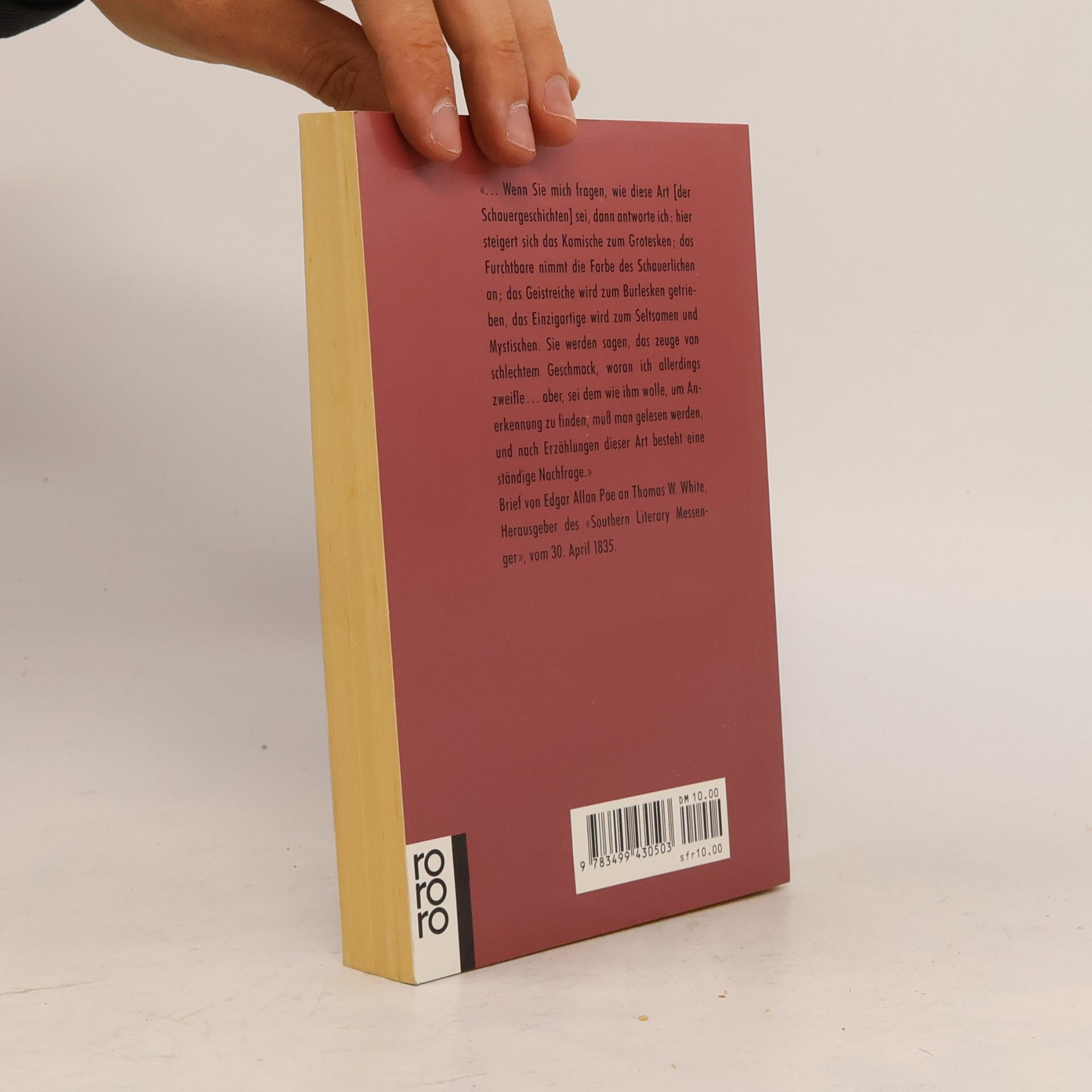 Jutta Schwarz Lesebuch des schönen Schauders