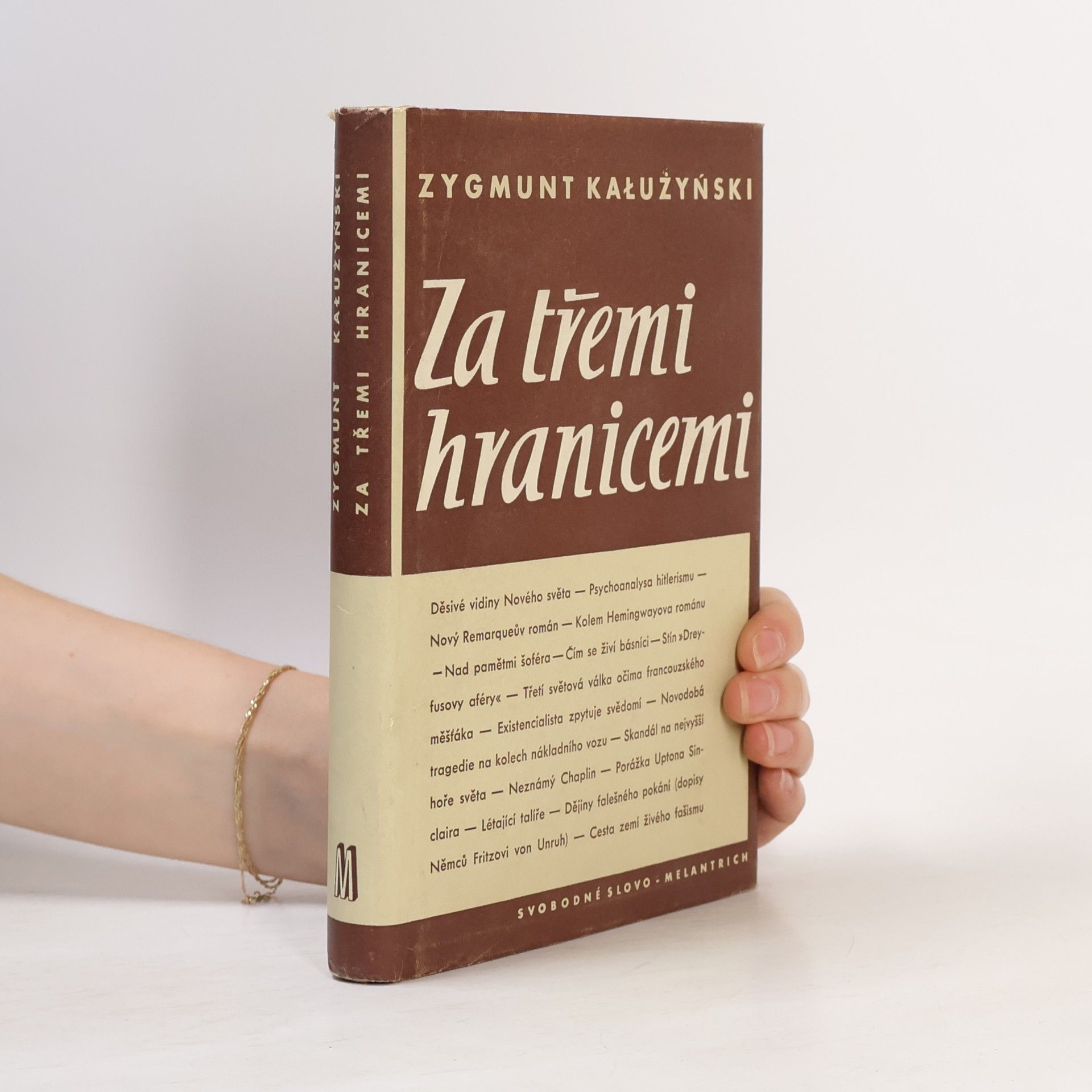 Jaroslav Stechar Za třemi hranicemi : črty o kulturním životě Západu (1952-1956)
