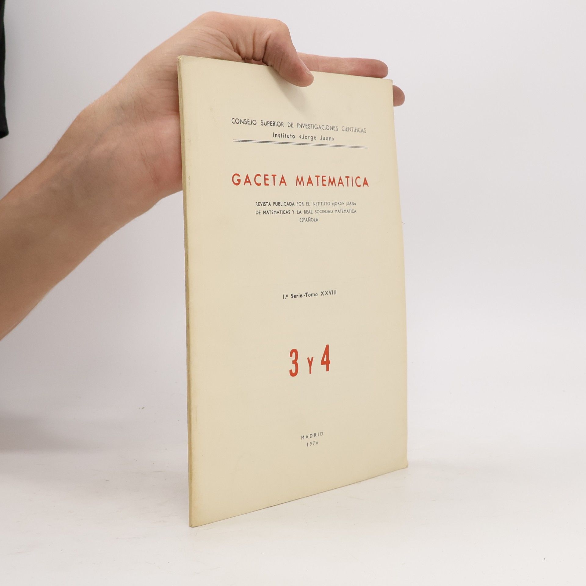 Autores varios Gaceta Matematica 3-4