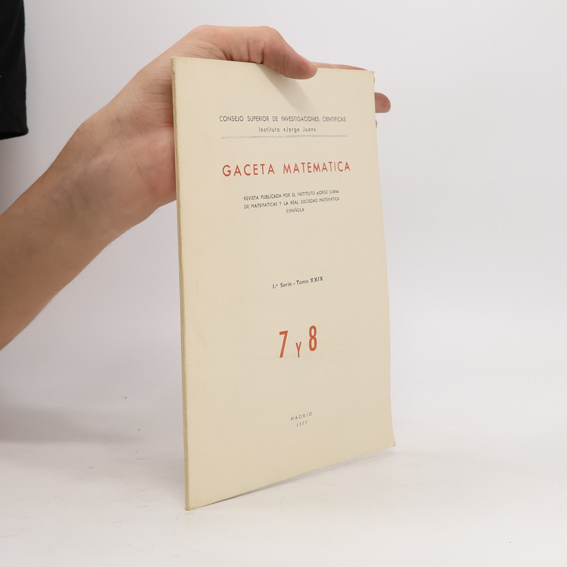 Various authors Gaceta Matematica 7-8