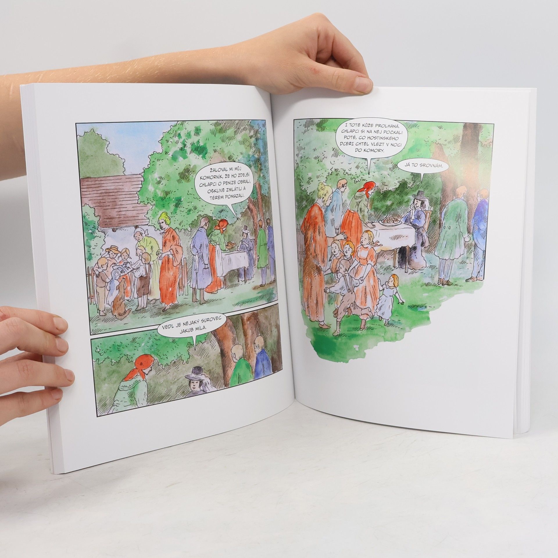 Pavel Fabini Komiksová Babička Boženy Němcové