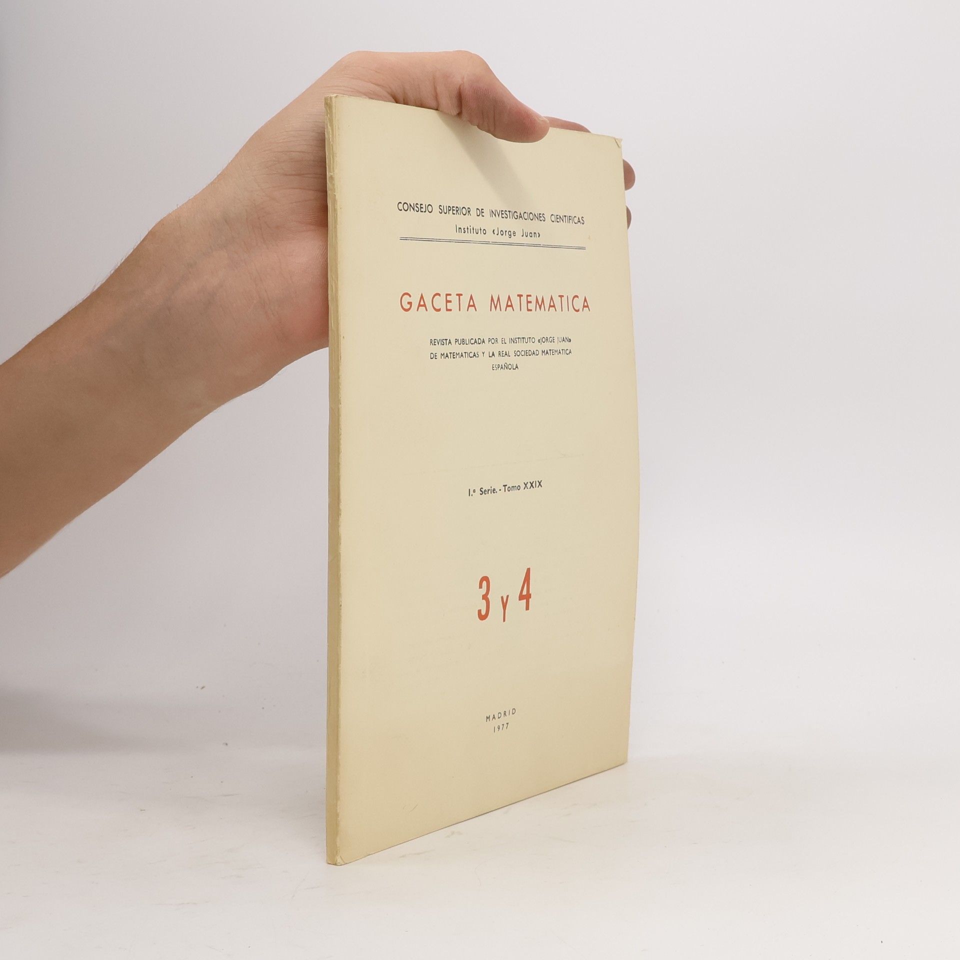 Kolektiv autorů Gaceta Matematica 3-4