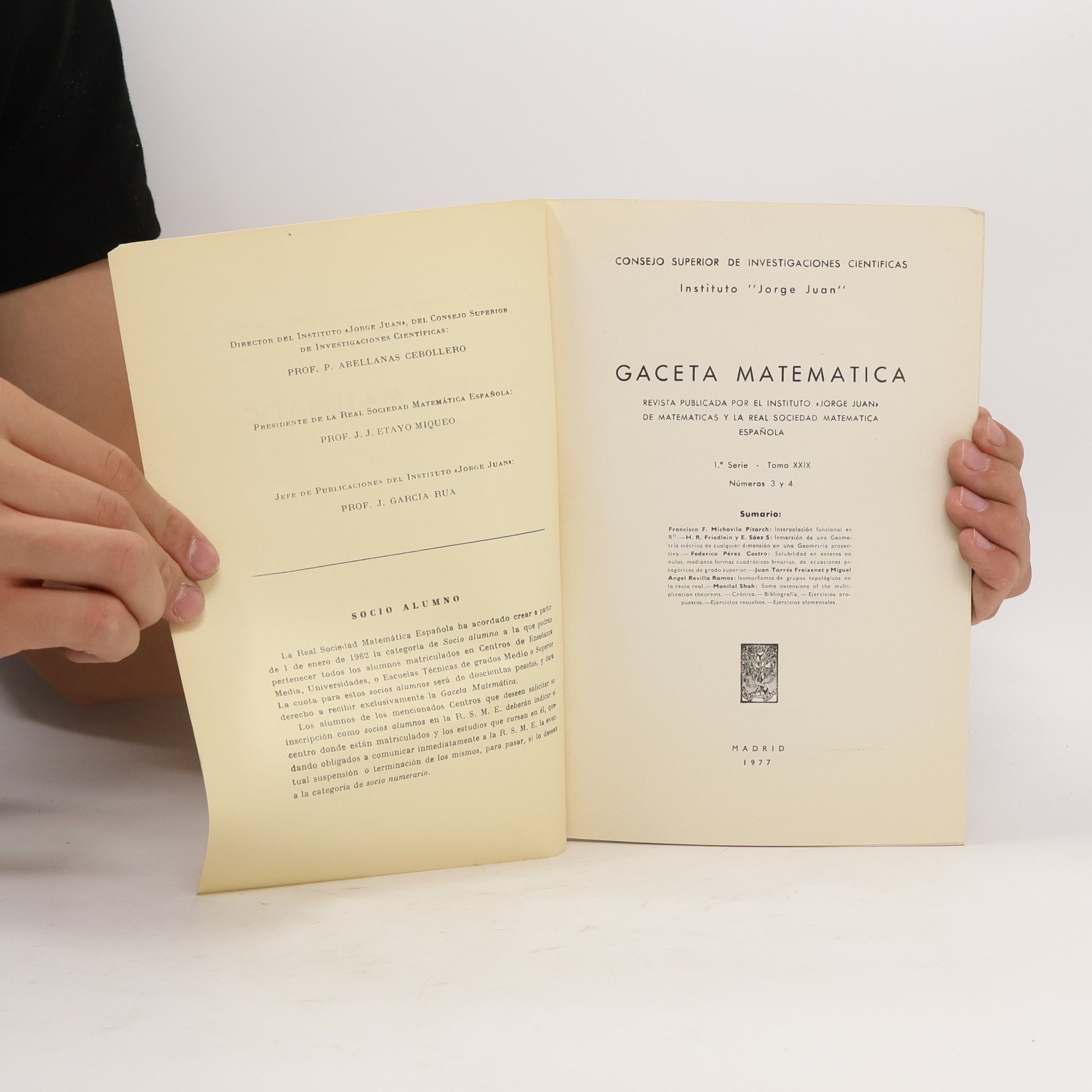 Kolektiv autorů Gaceta Matematica 3-4