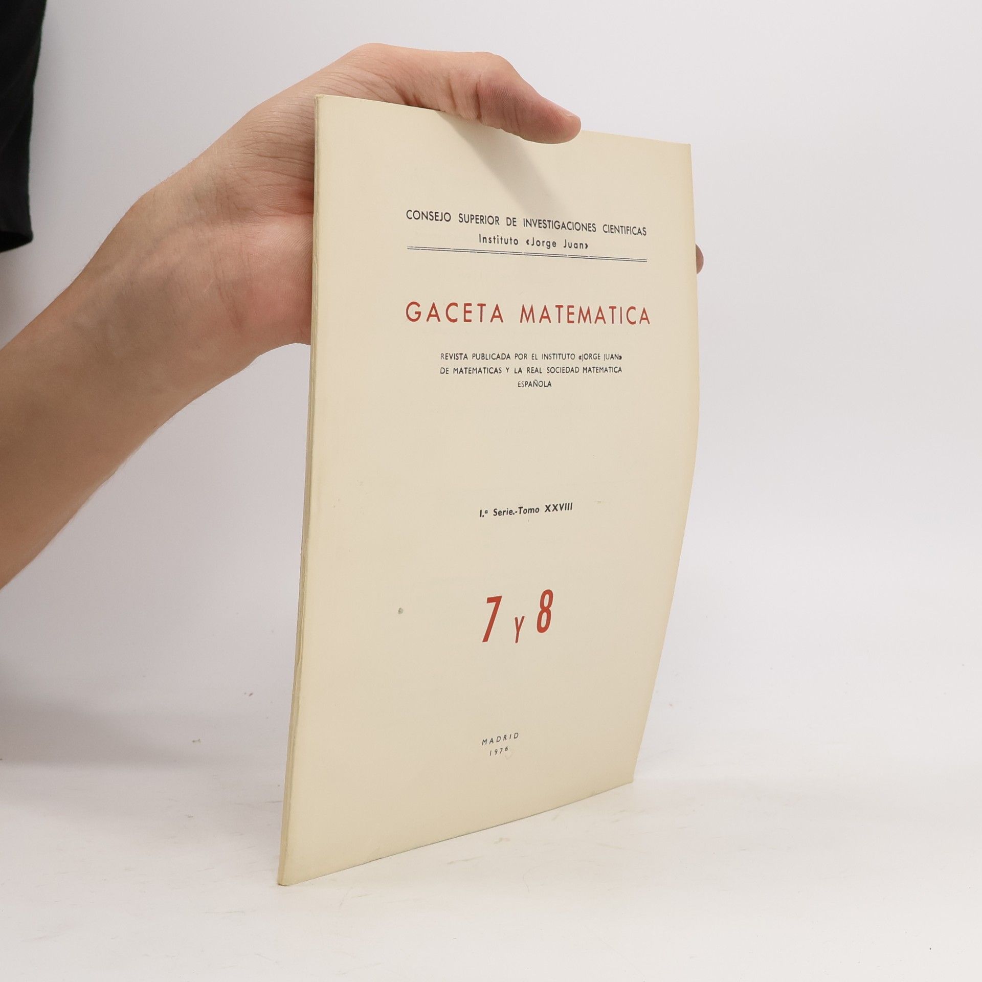 AA.VV. Gaceta Matematica 7-8