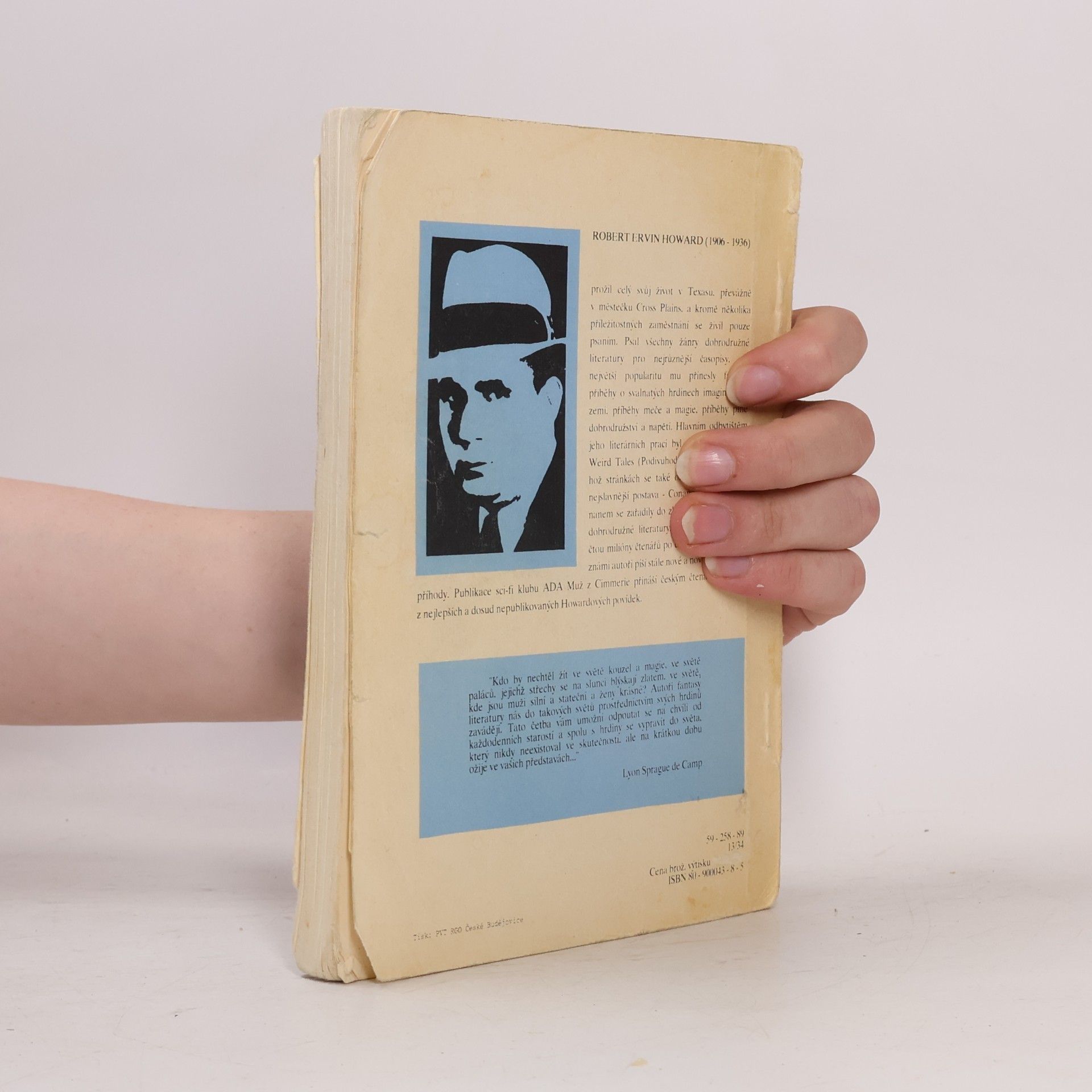 Robert Ervin Howard Muž z Cimmerie