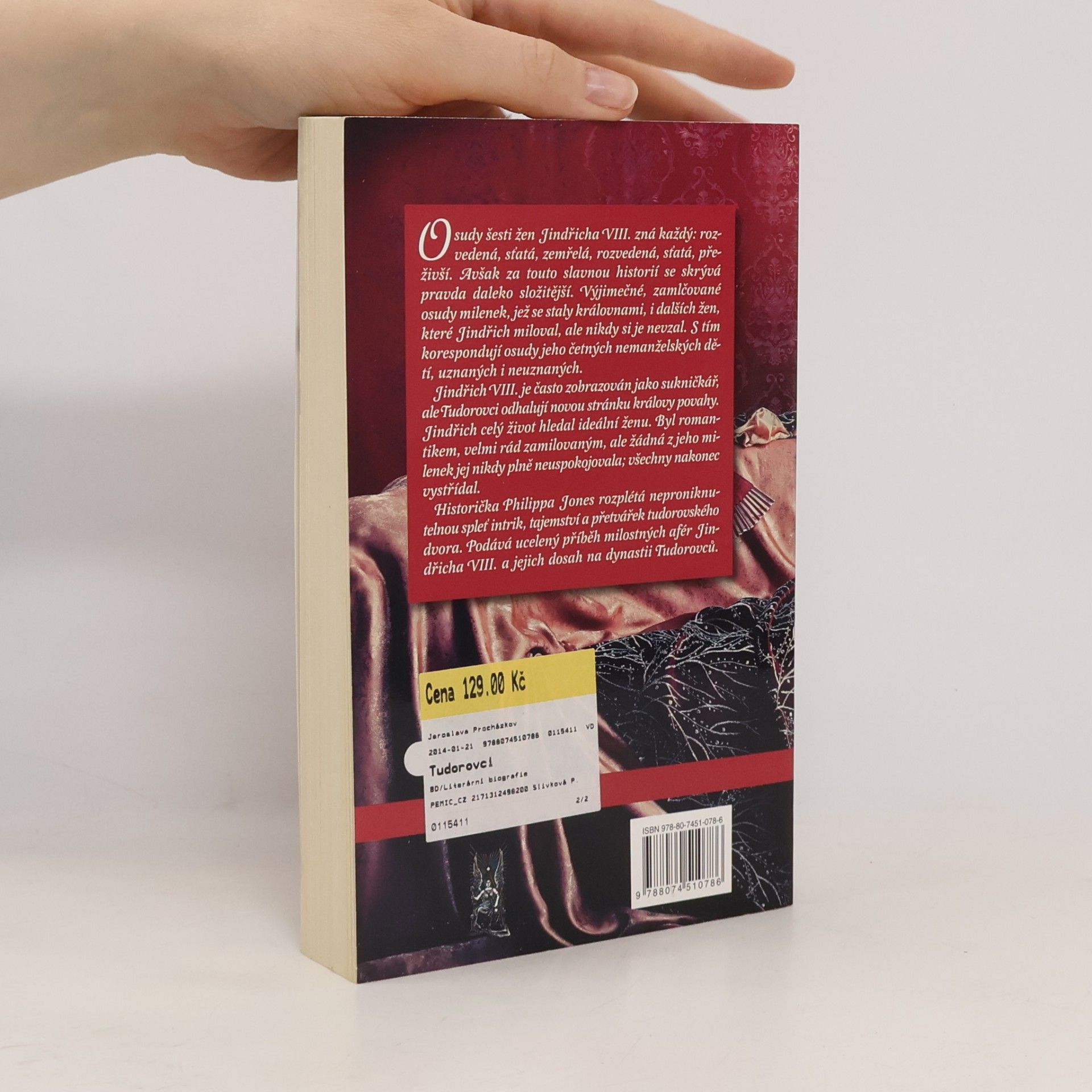 Pip Jones Tudorovci: Milenky a levobočci Jindřicha VIII.