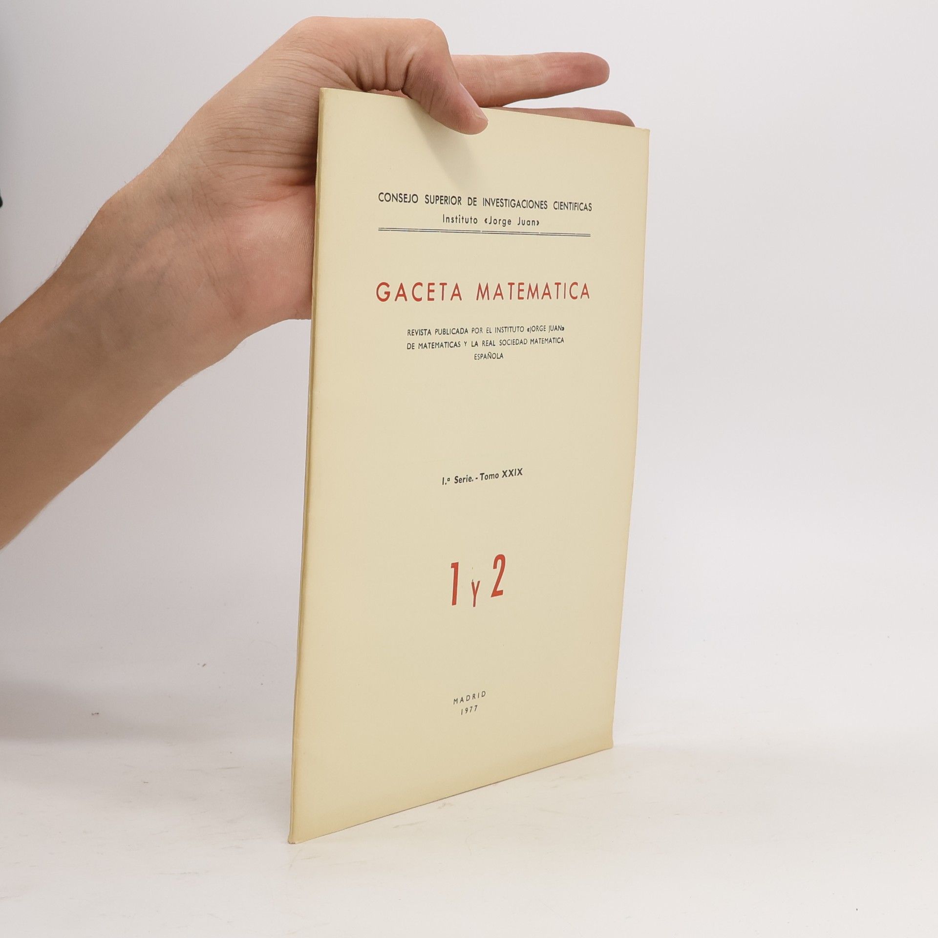 Kolektiv autorů Gaceta Matematica 1-2