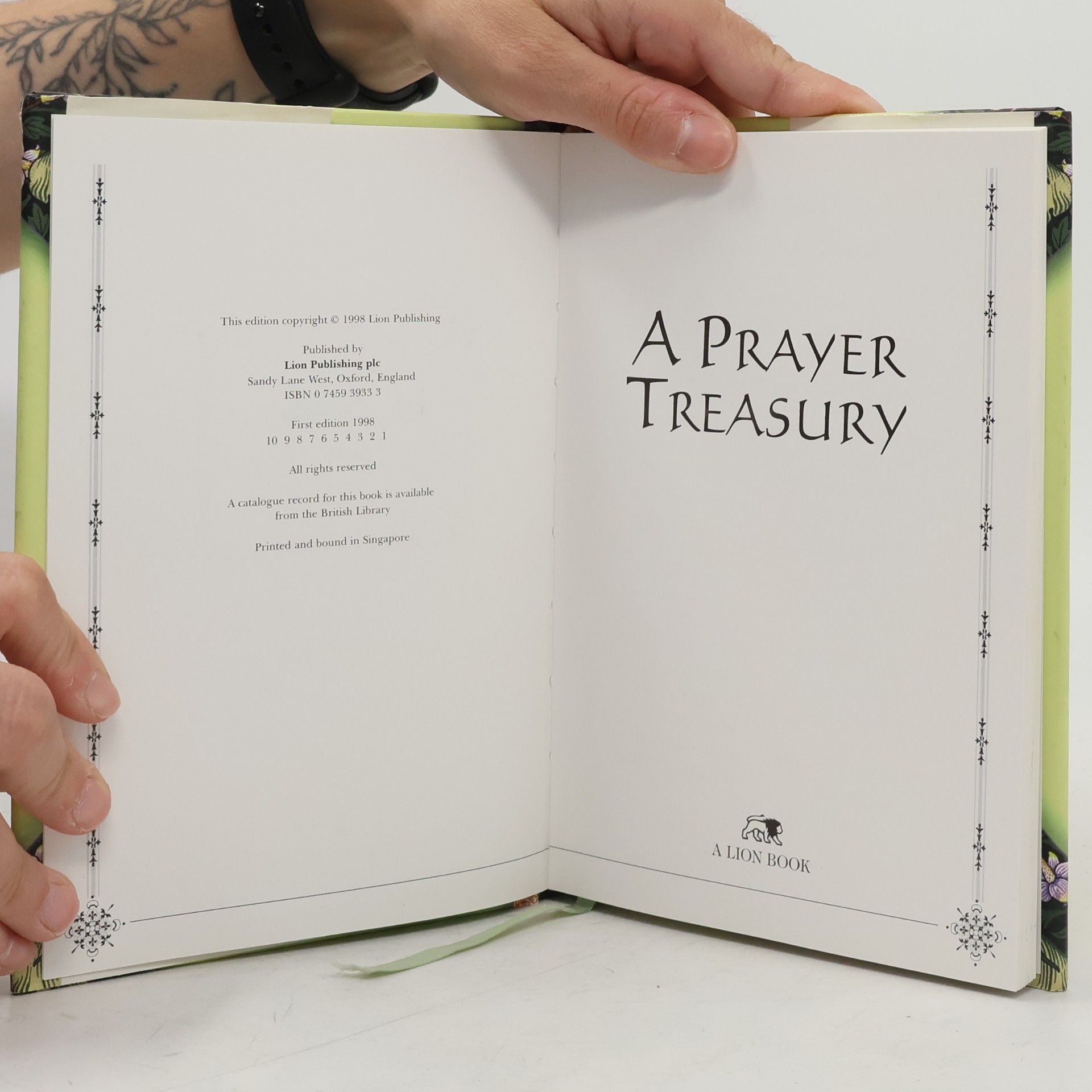 Morag Reeve A Prayer Treasury