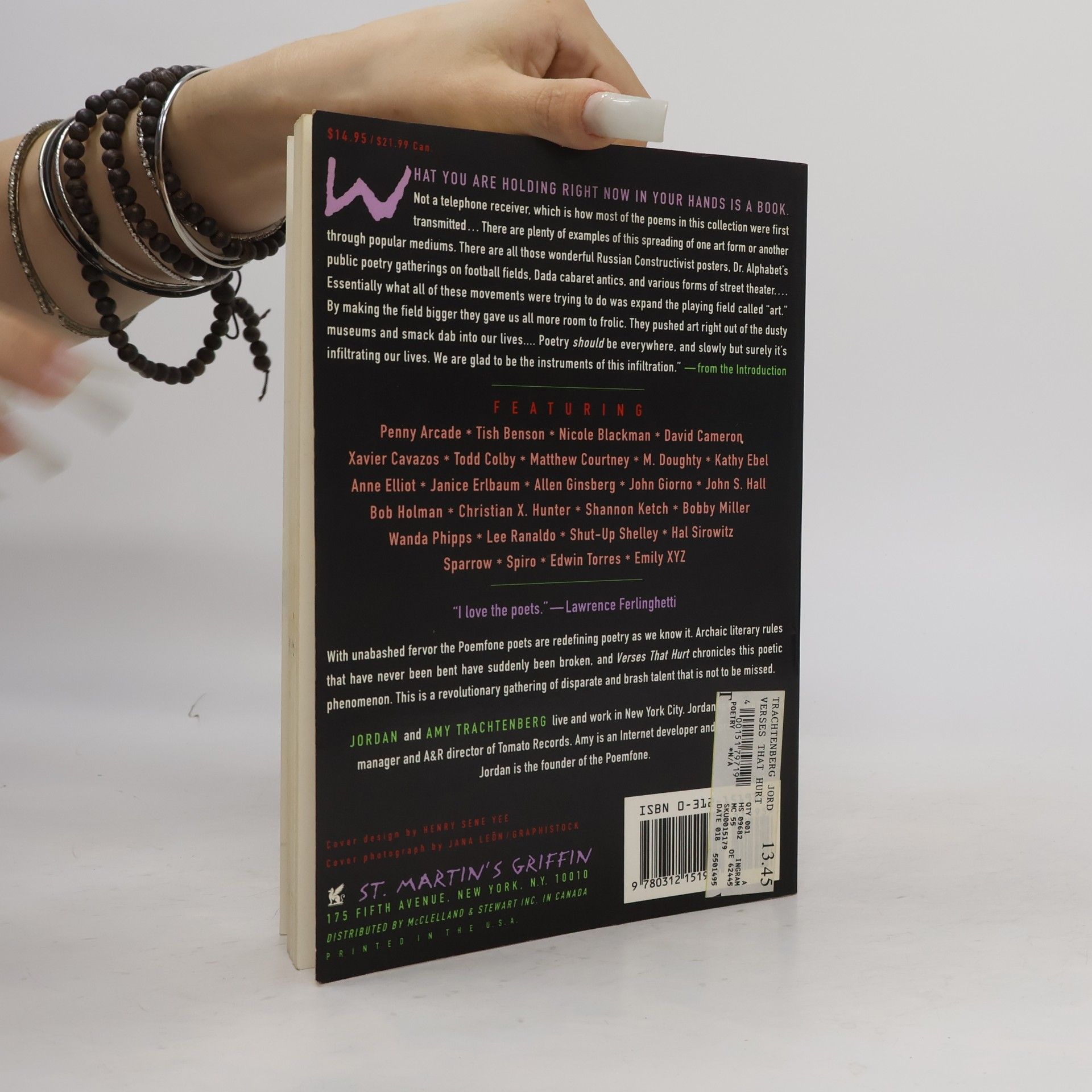 Jordan Trachtenberg Verses That Hurt