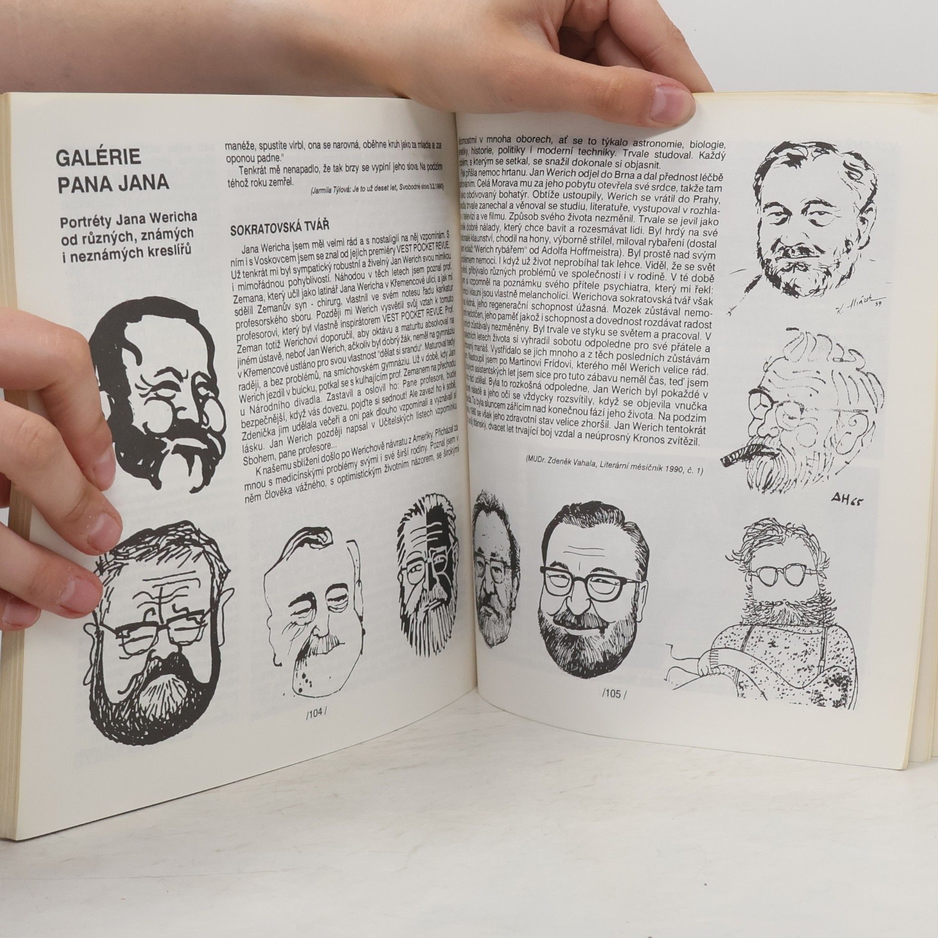 Ota Bahner Tři strážníci - čtení o J. Voskovcovi, J. Werichovi a J. Ježkovi - sborník