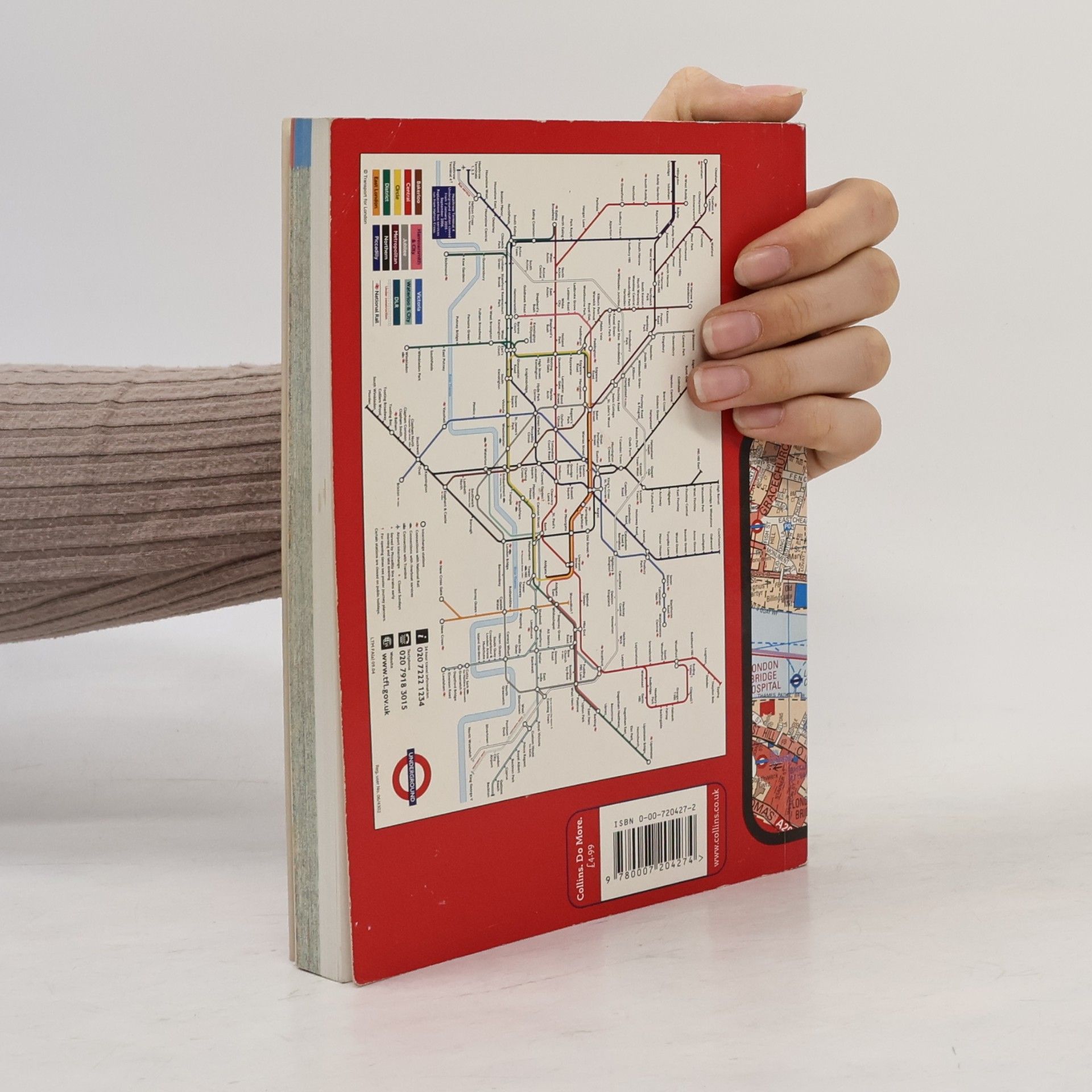Kolektiv autorů Collins London street atlas.