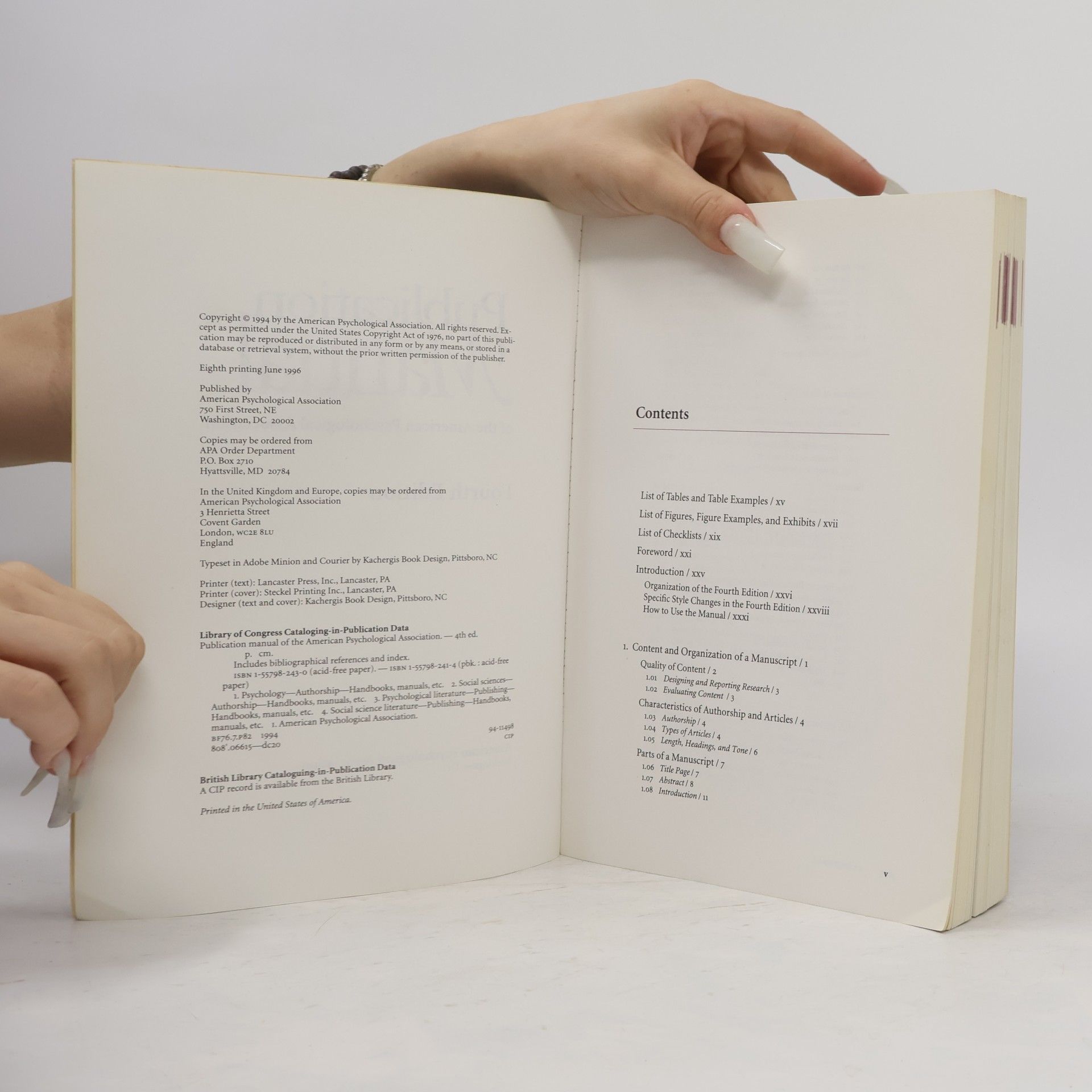 Collectif d'auteurs Publication Manual of the American Psychological Association