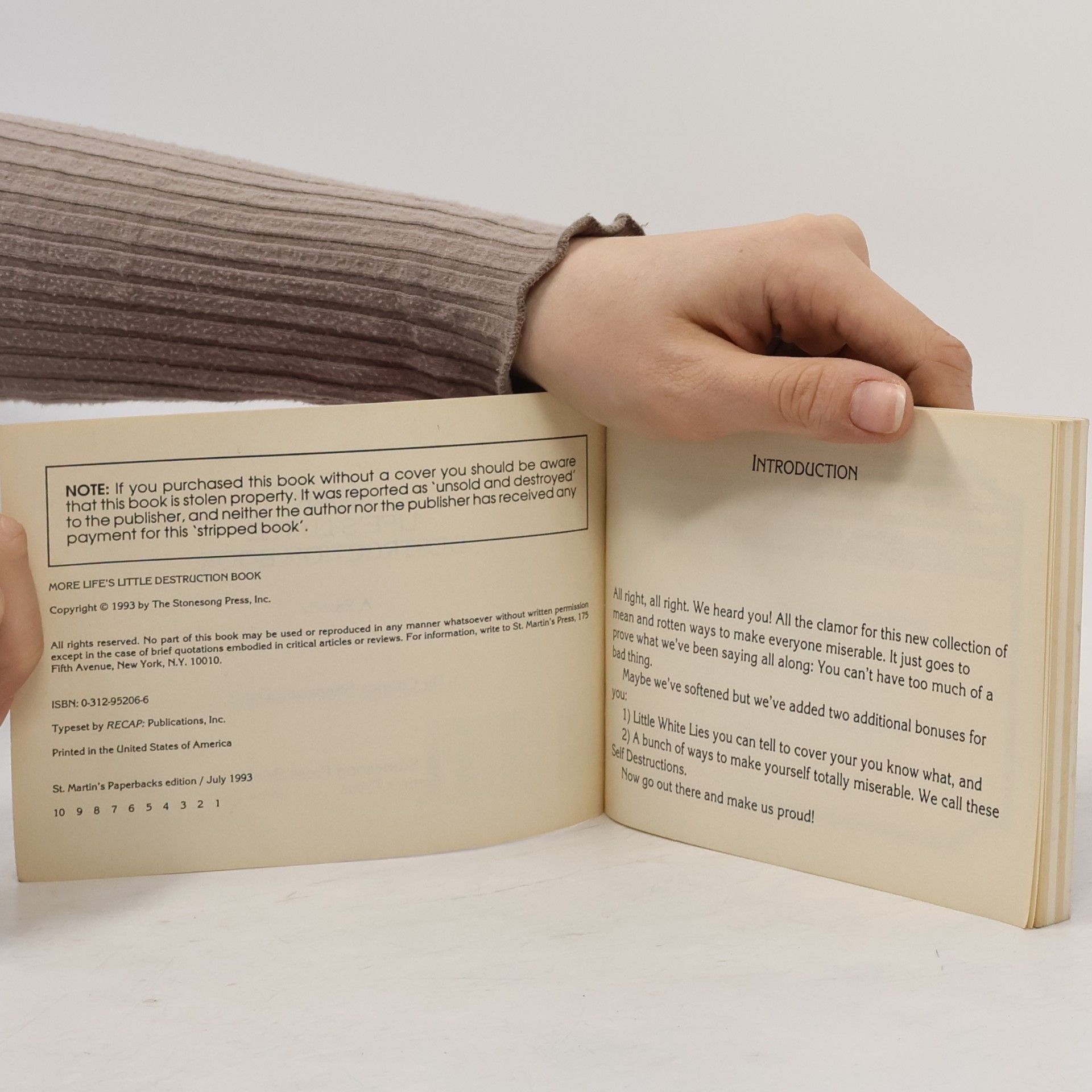 Martin B. Payne More Life's Little Destruction Book