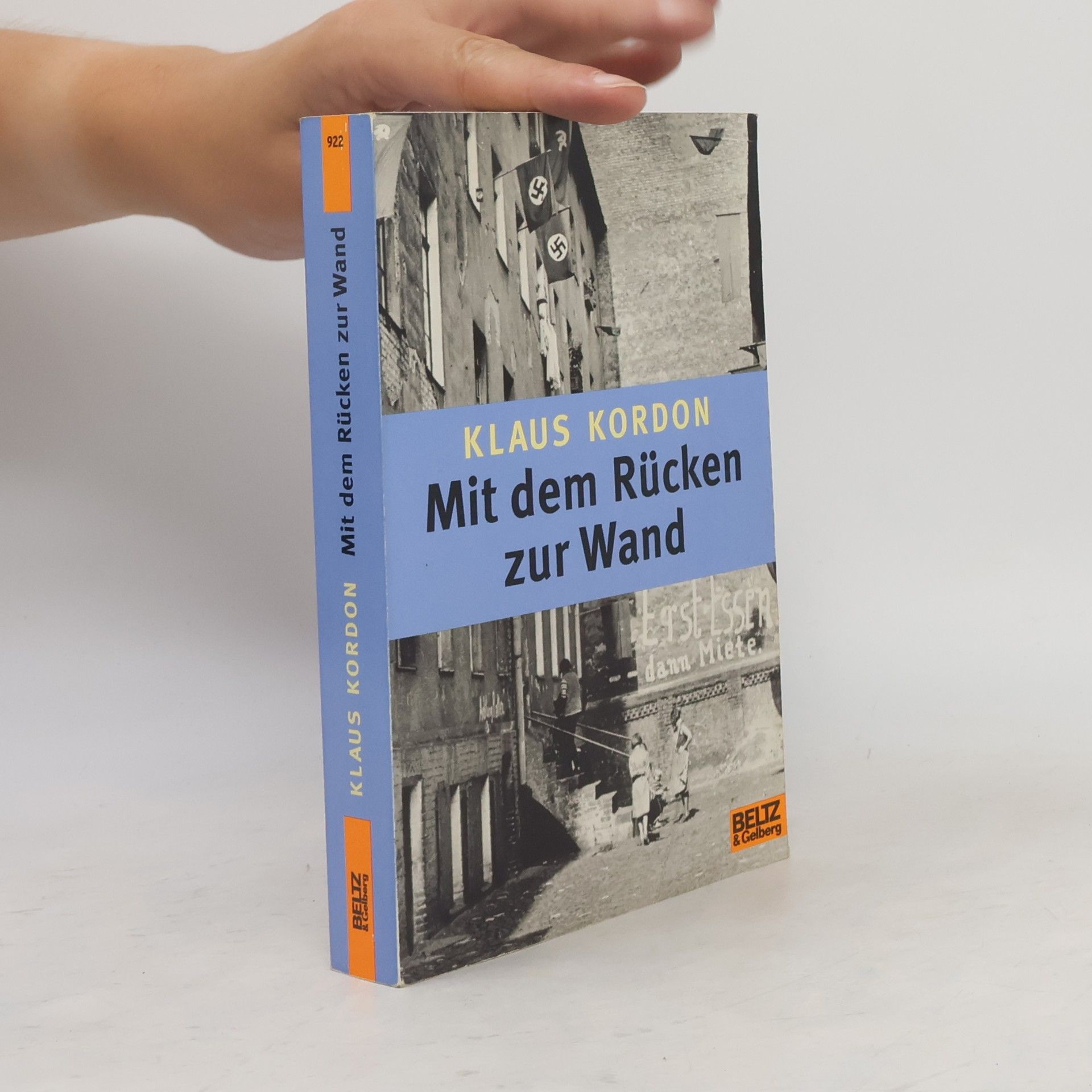 Klaus Kordon Mit dem Rücken zur Wand