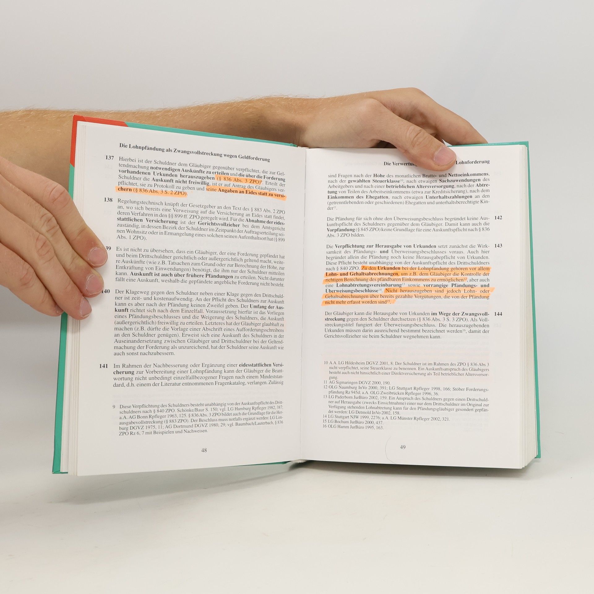 Dietrich Boewer Handbuch der Lohnpfändung - 1. Auflage 2004