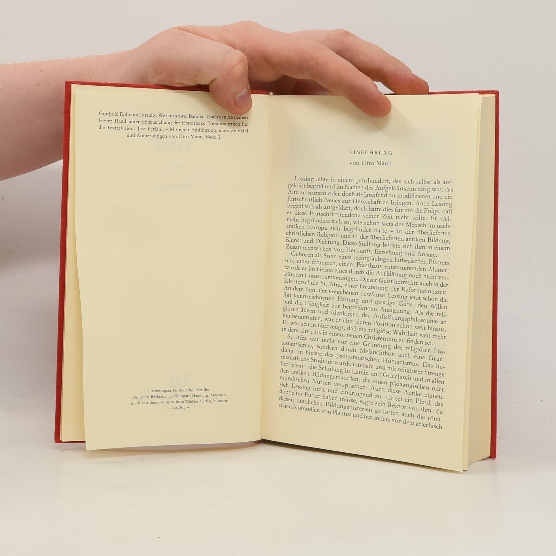 Gotthold Ephraim Lessing Lessings Werke in einem Band