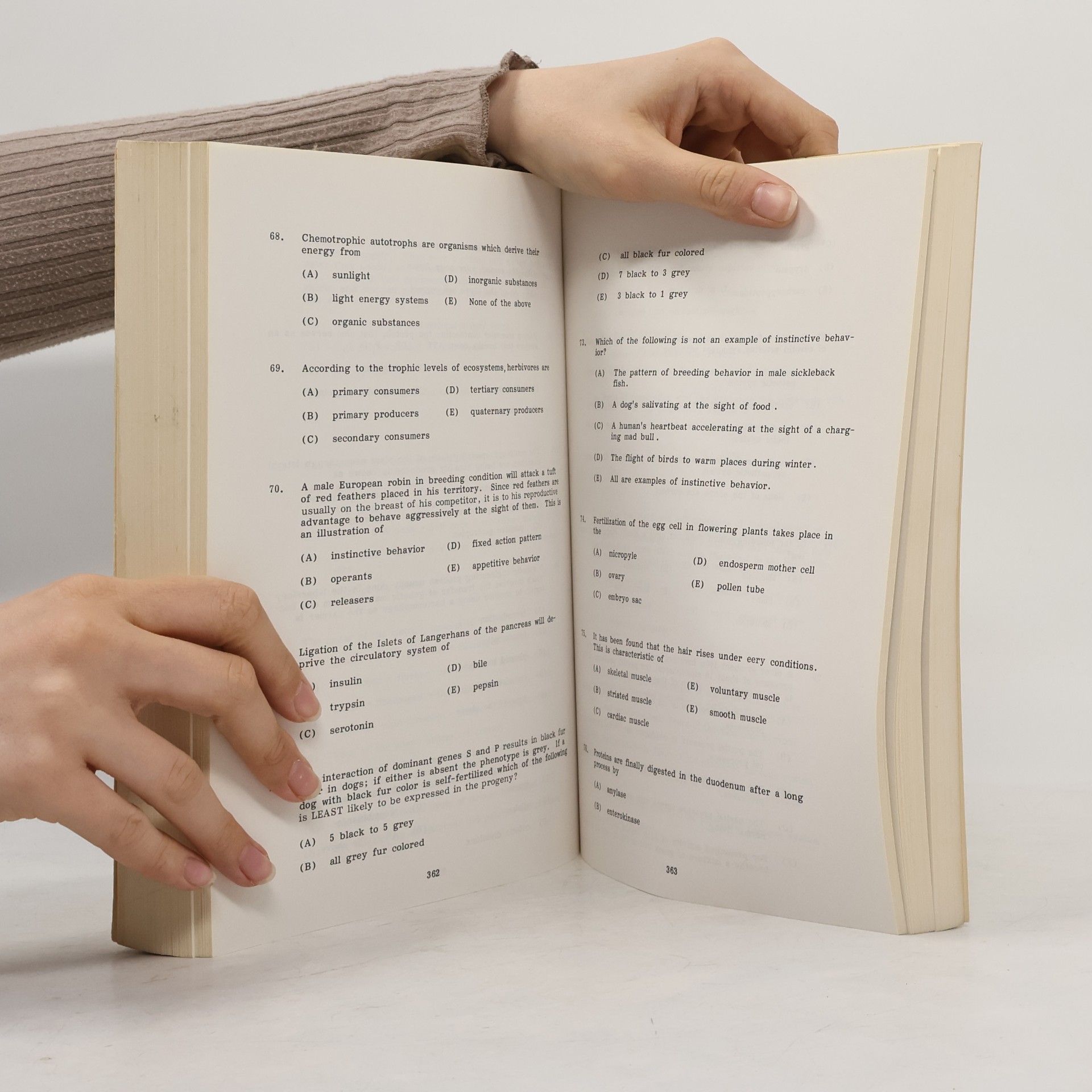 Dr James R Ogden Best Test Preparation for the GRE Biology