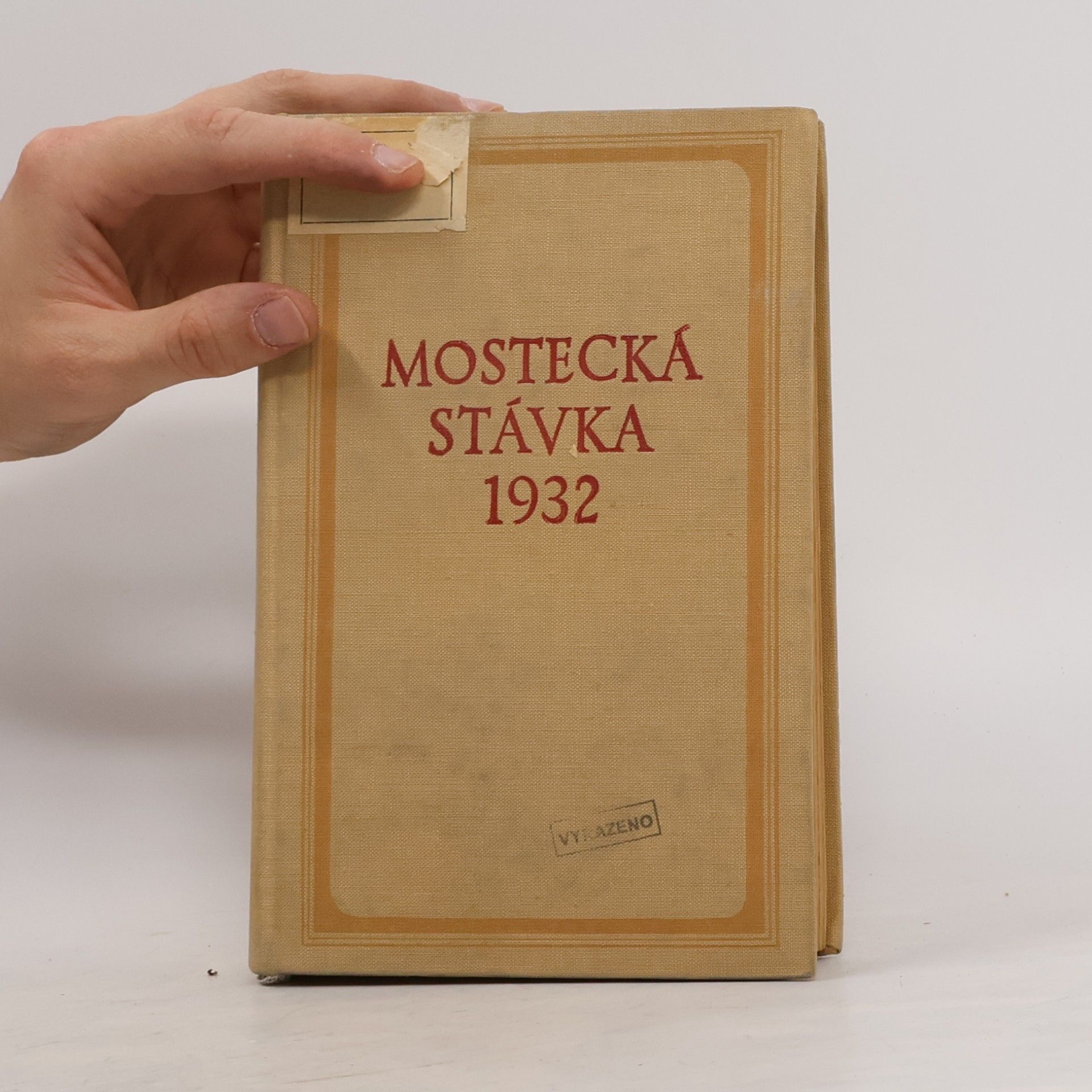 Lubomír Vebr Mostecká stávka 1932