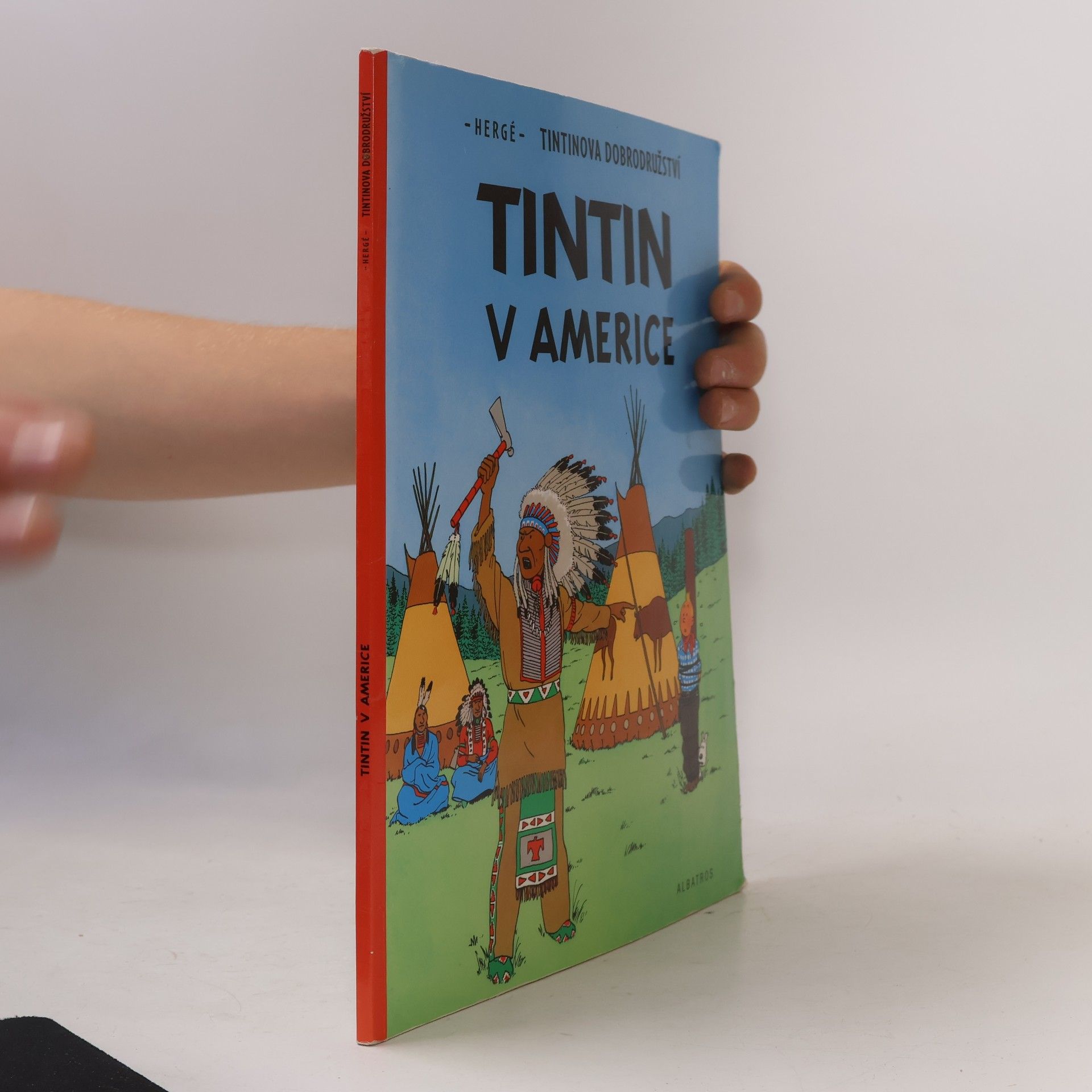 Hergé Tintin v Americe