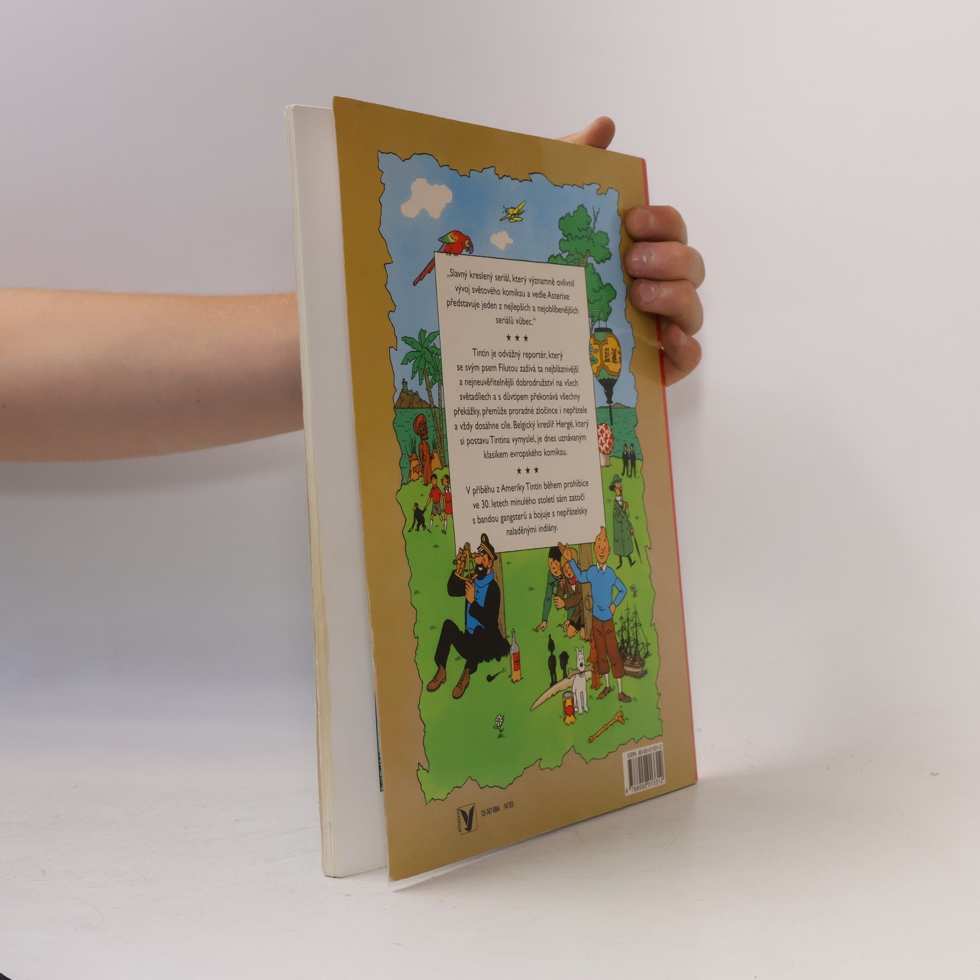 Hergé Tintin v Americe
