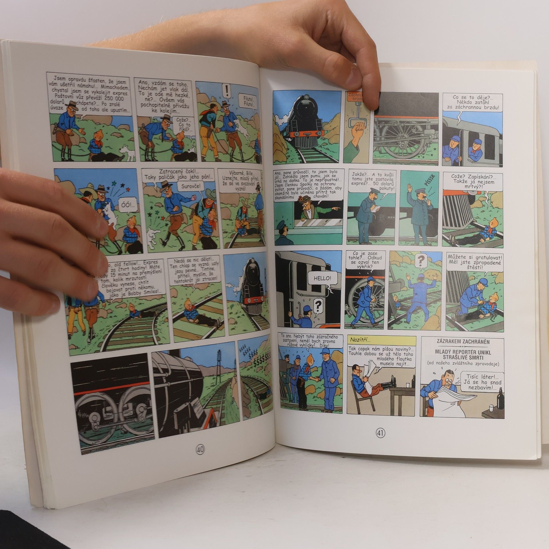 Hergé Tintin v Americe
