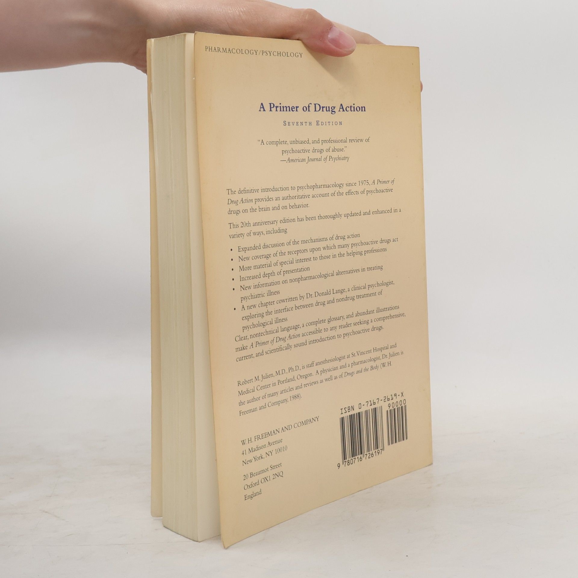 Robert M. Julien A Primer of Drug Action