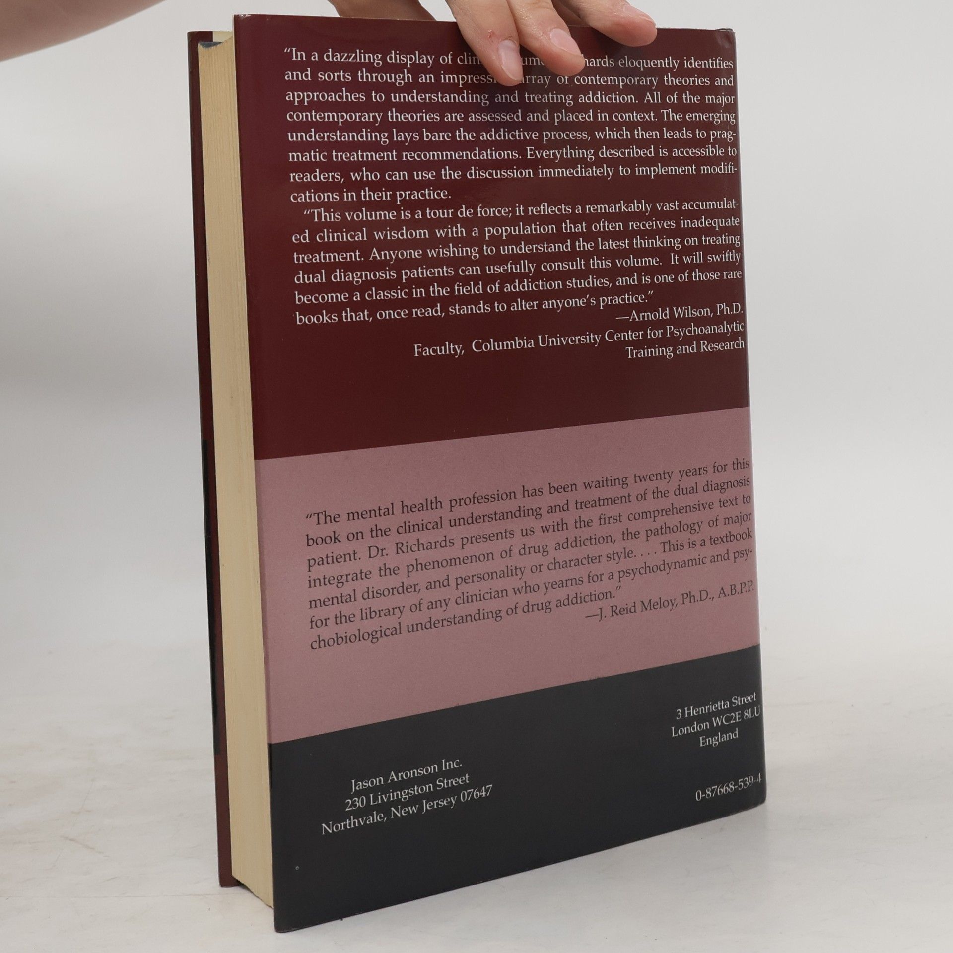 Henry Jay Richards Therapy of the Substance Abuse Syndromes