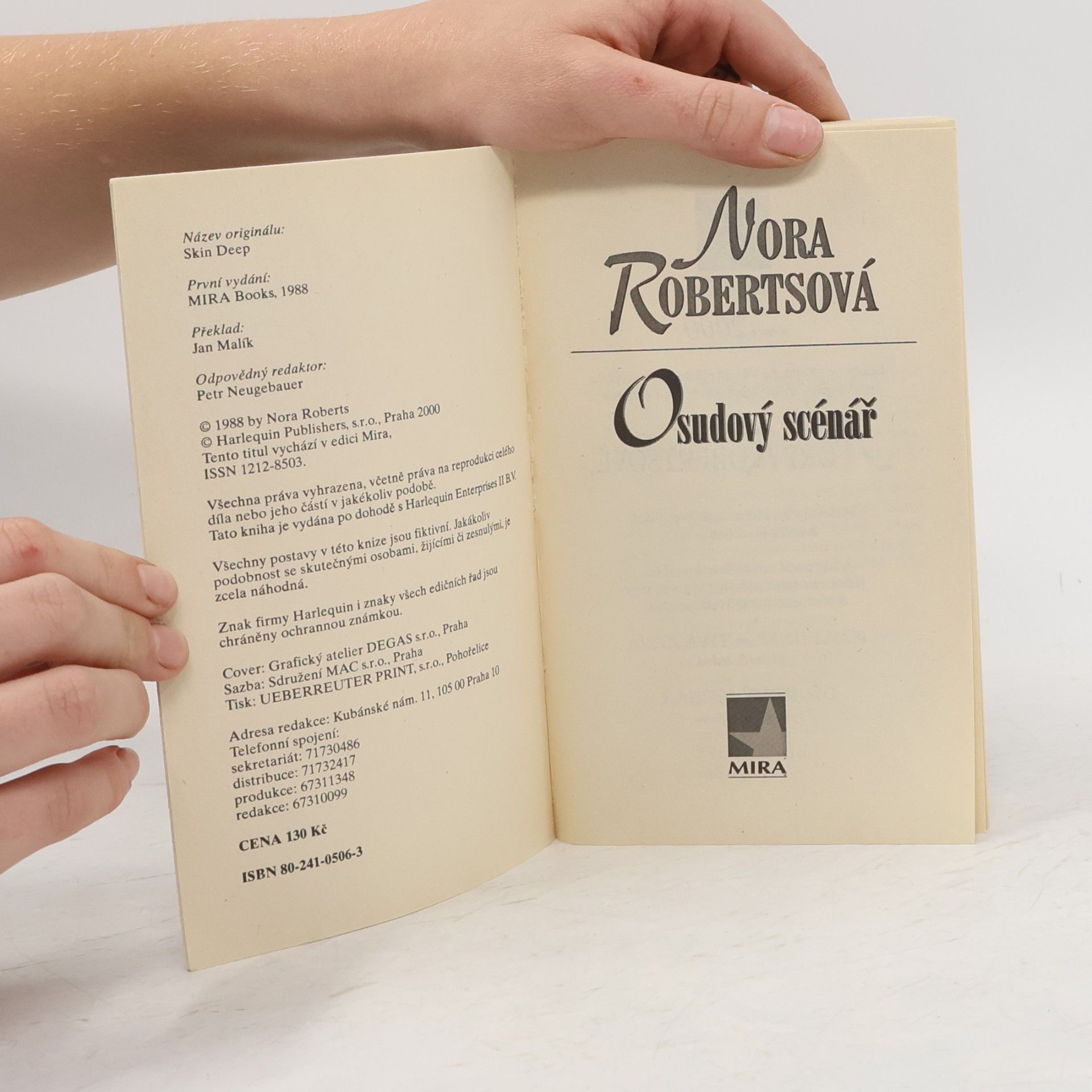 Nora Roberts Osudový scénář
