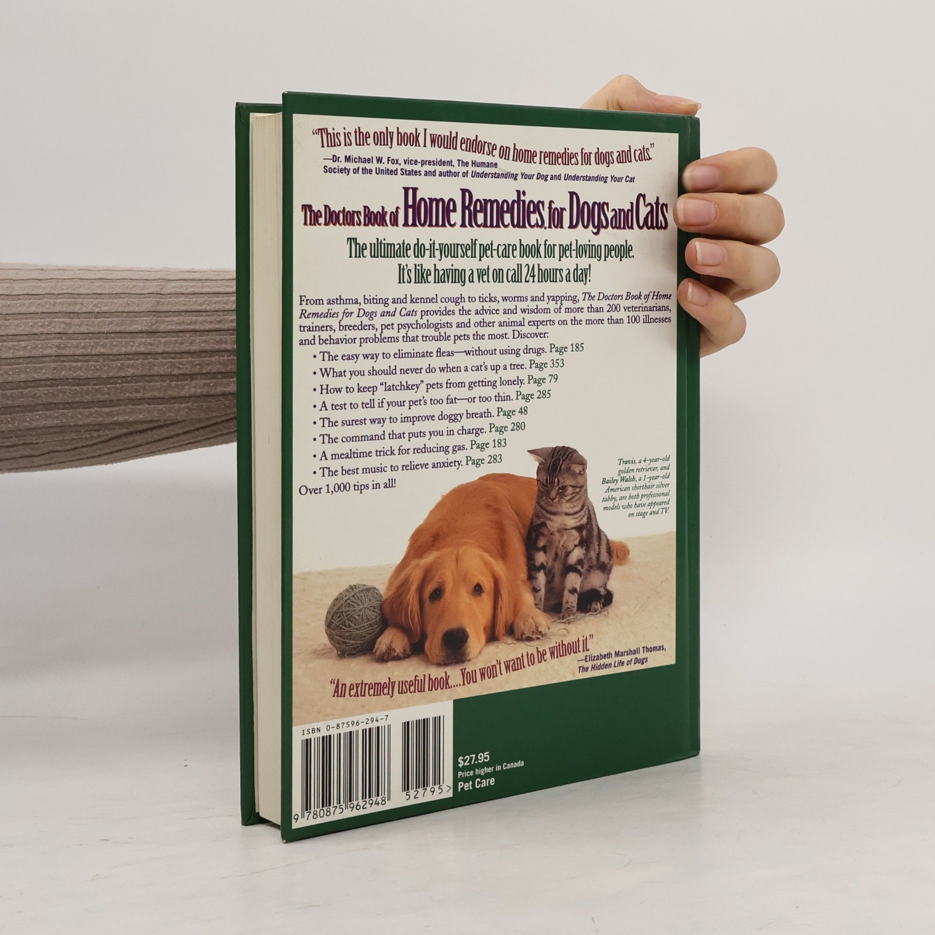 Autores varios The Doctors Book of Home Remedies for Dogs and Cats