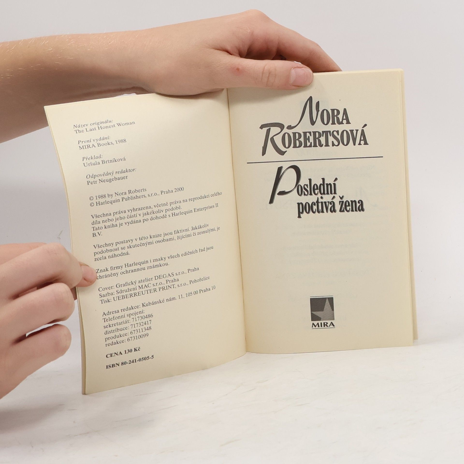 Nora Roberts Poslední poctivá žena
