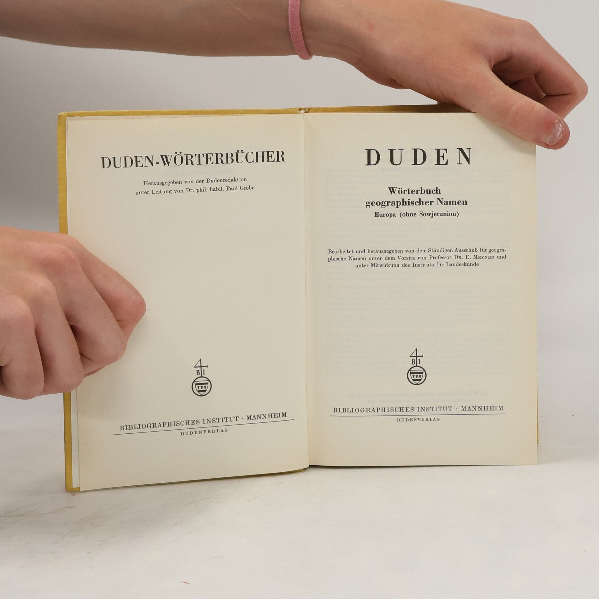 Kolektiv autorů Duden Wörterbuch geographischer Namen