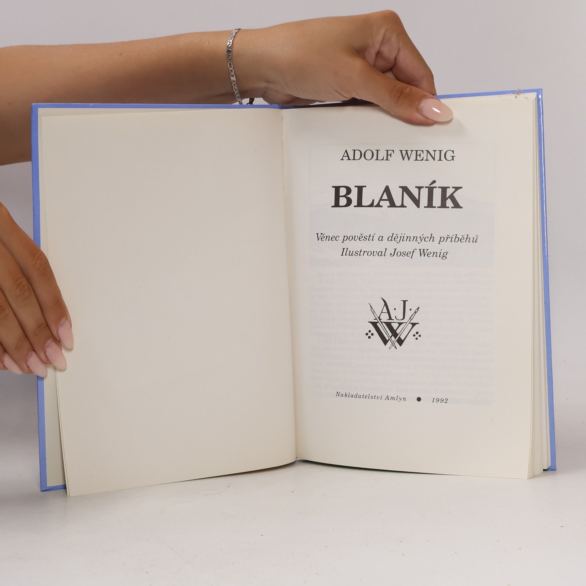 Adolf Wenig Blaník. Věnec pověstí a dějinných příběhů