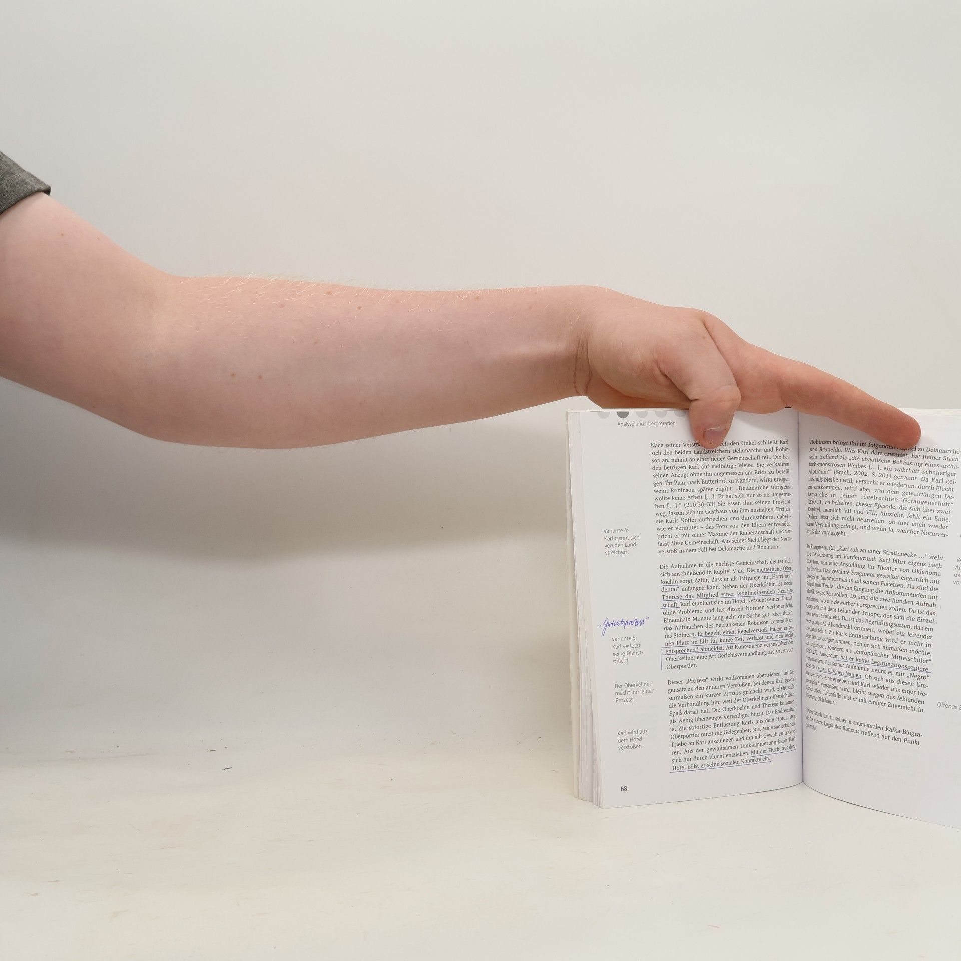 Autorenkollektiv Lektürehilfen Franz Kafka, Der Verschollene