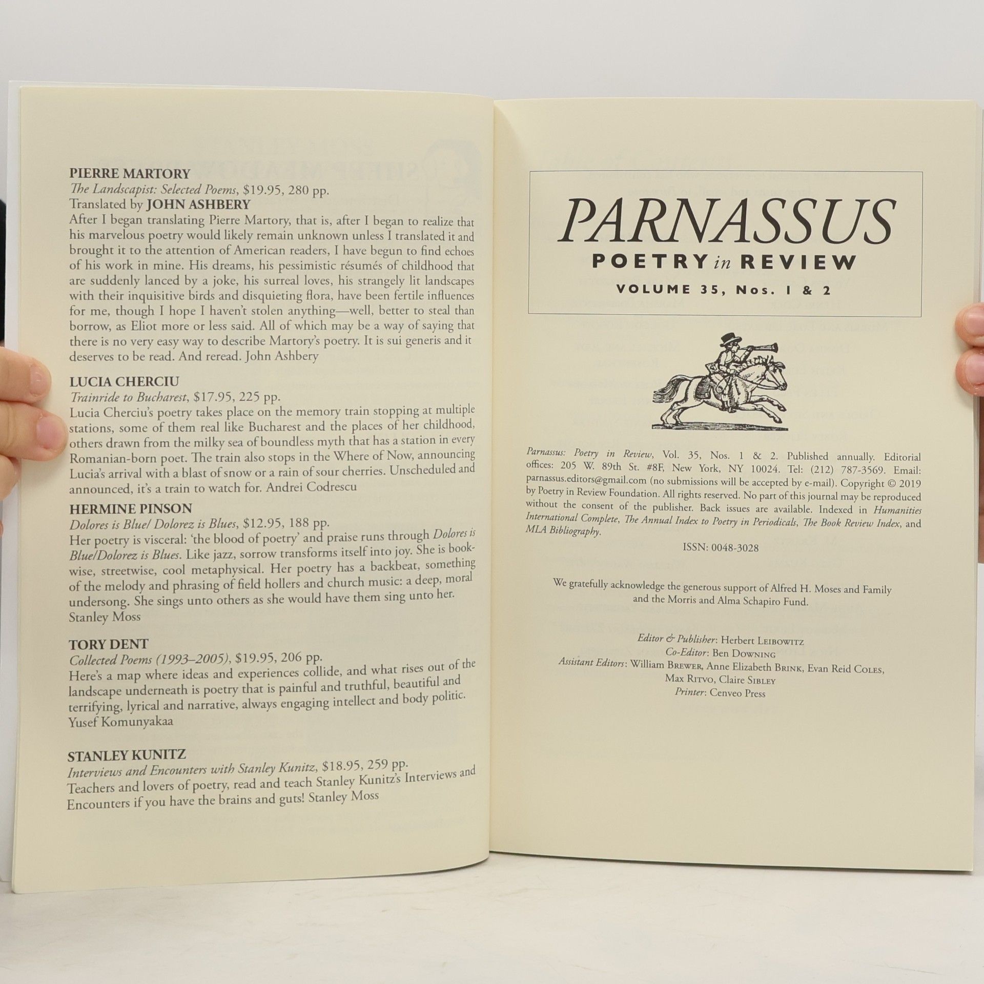 Various authors Parnassus: Poetry in Review. Vol. 35.
