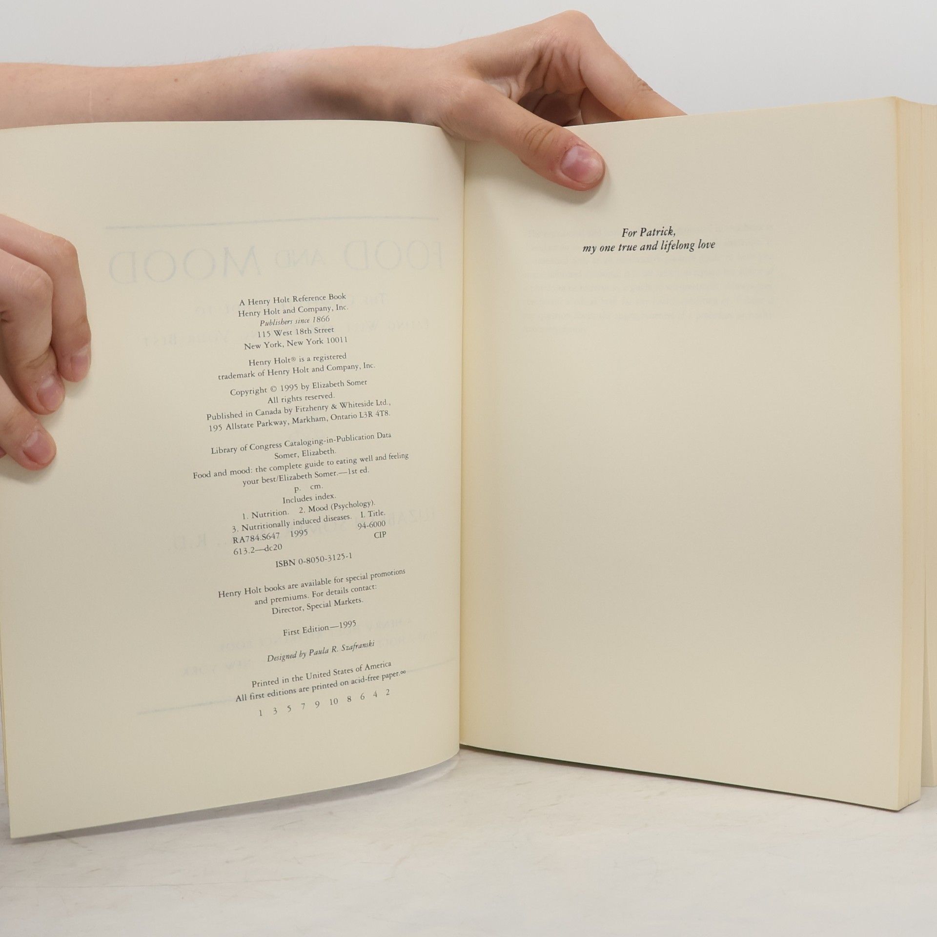 Elizabeth Somer Food and Mood