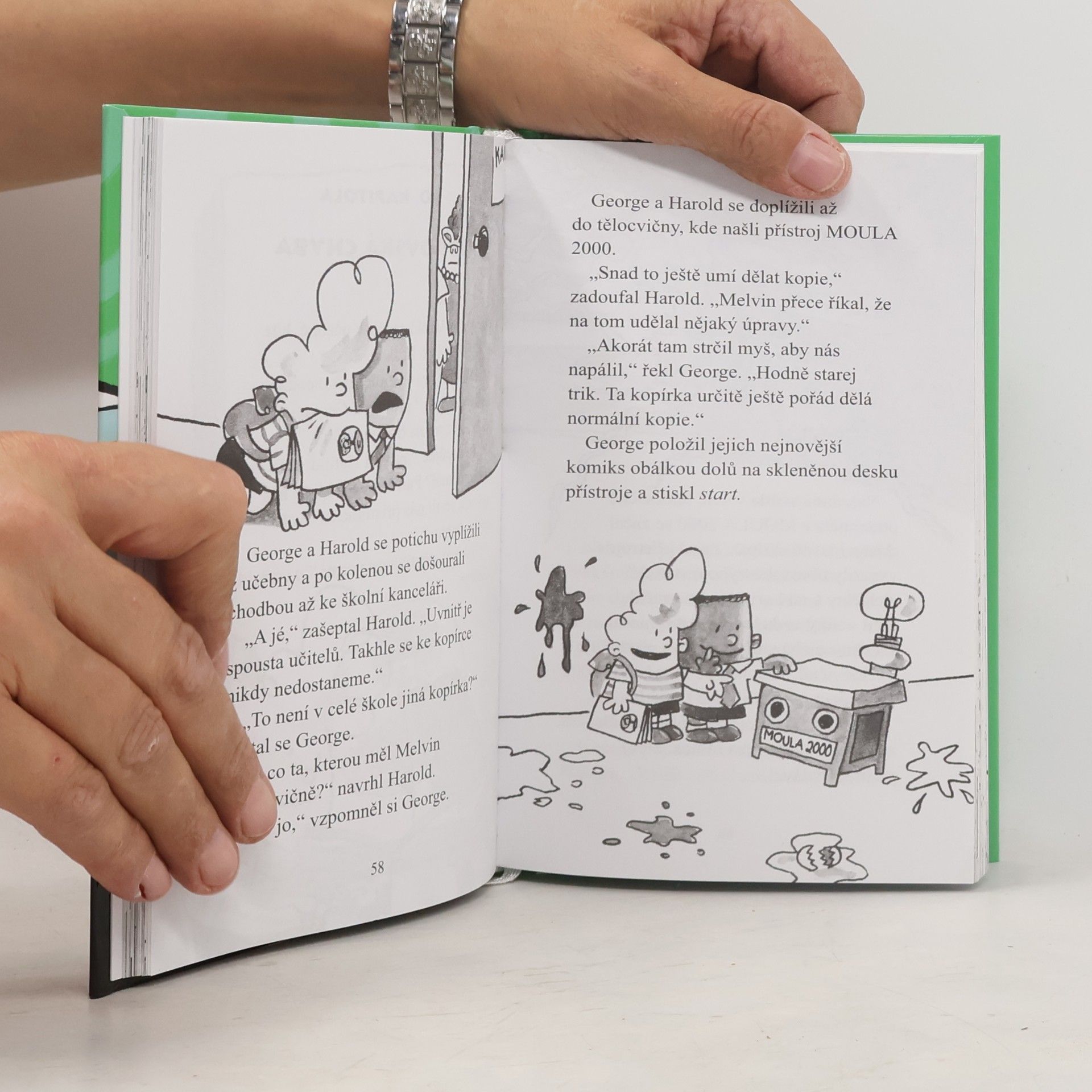 Dav Pilkey Kapitán Bombarďák a útok mluvících záchodů