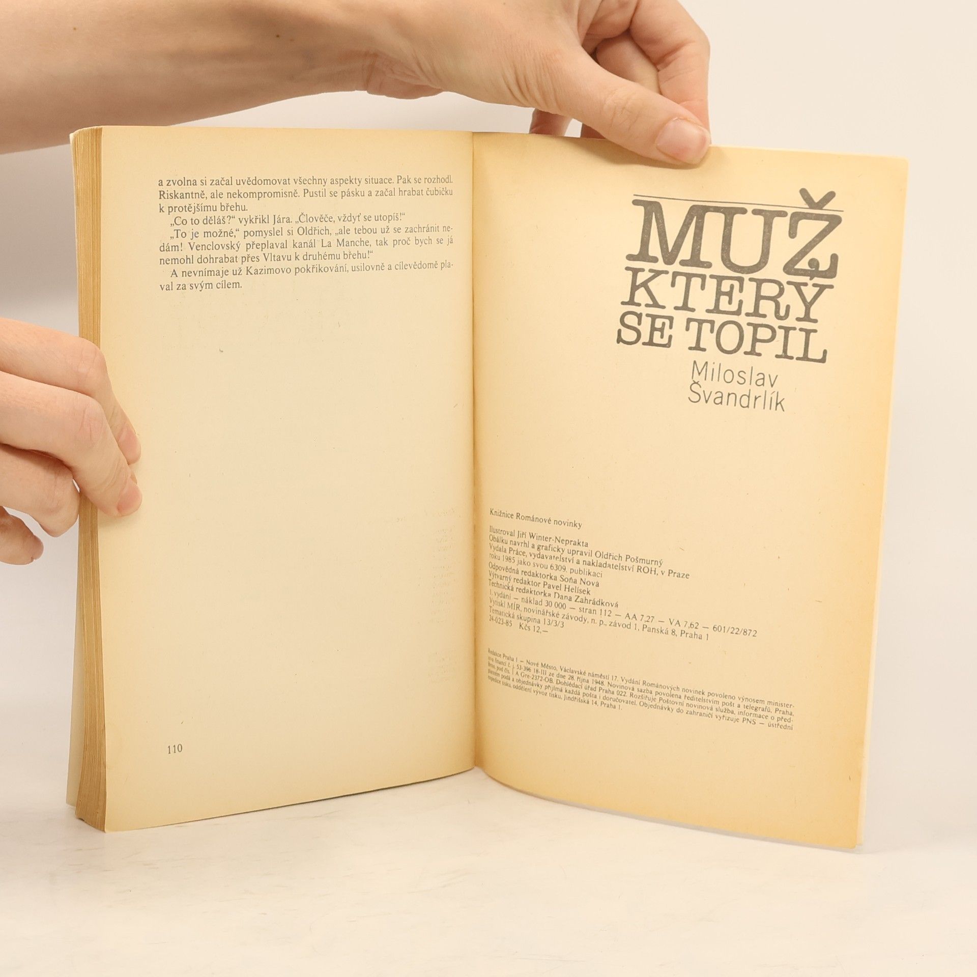 Miloslav Švandrlík Muž, který se topil