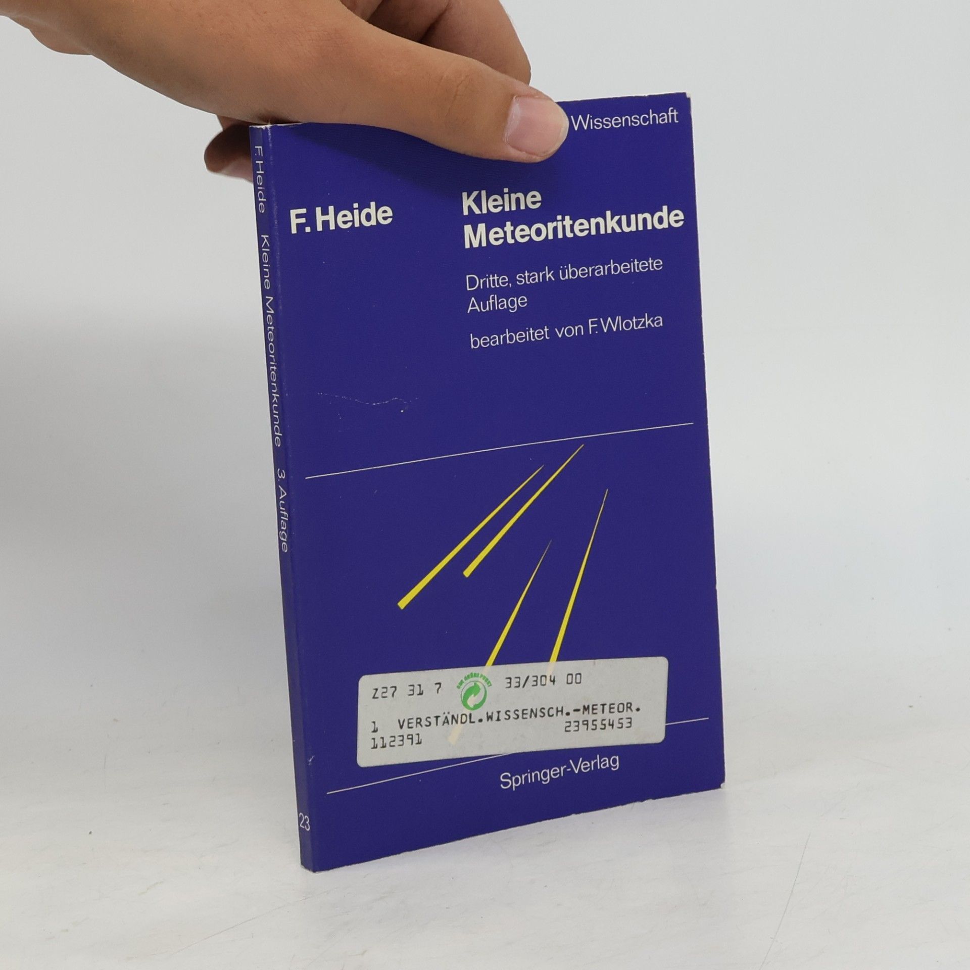 Frank Wlotzka Verständliche Wissenschaft - 23: Kleine Meteoritenkunde