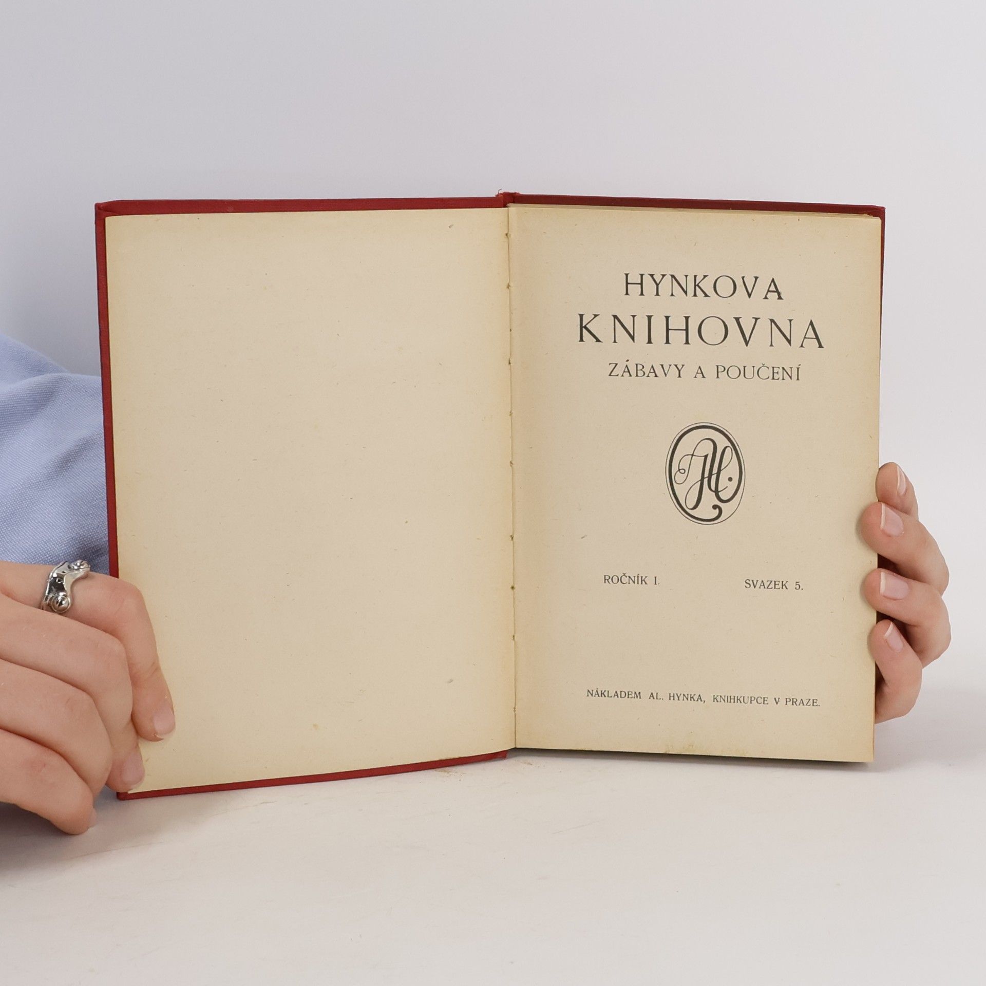 Alois Hynek Hynkova knihovna zábavy a poučení