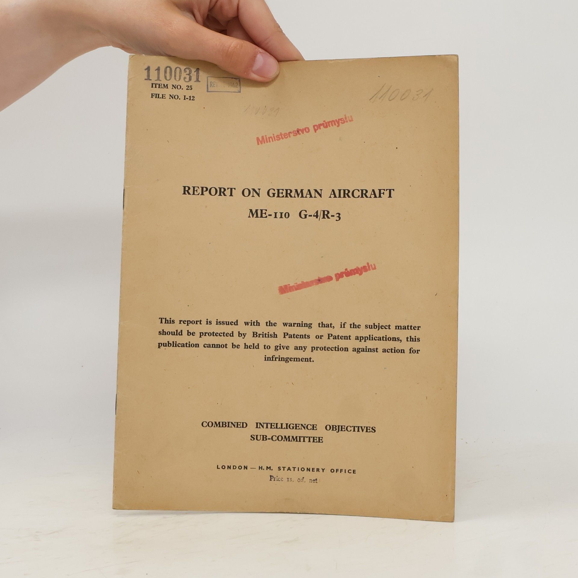 Autorenkollektiv Report on German Aircraft ME-110 G-4/R-3