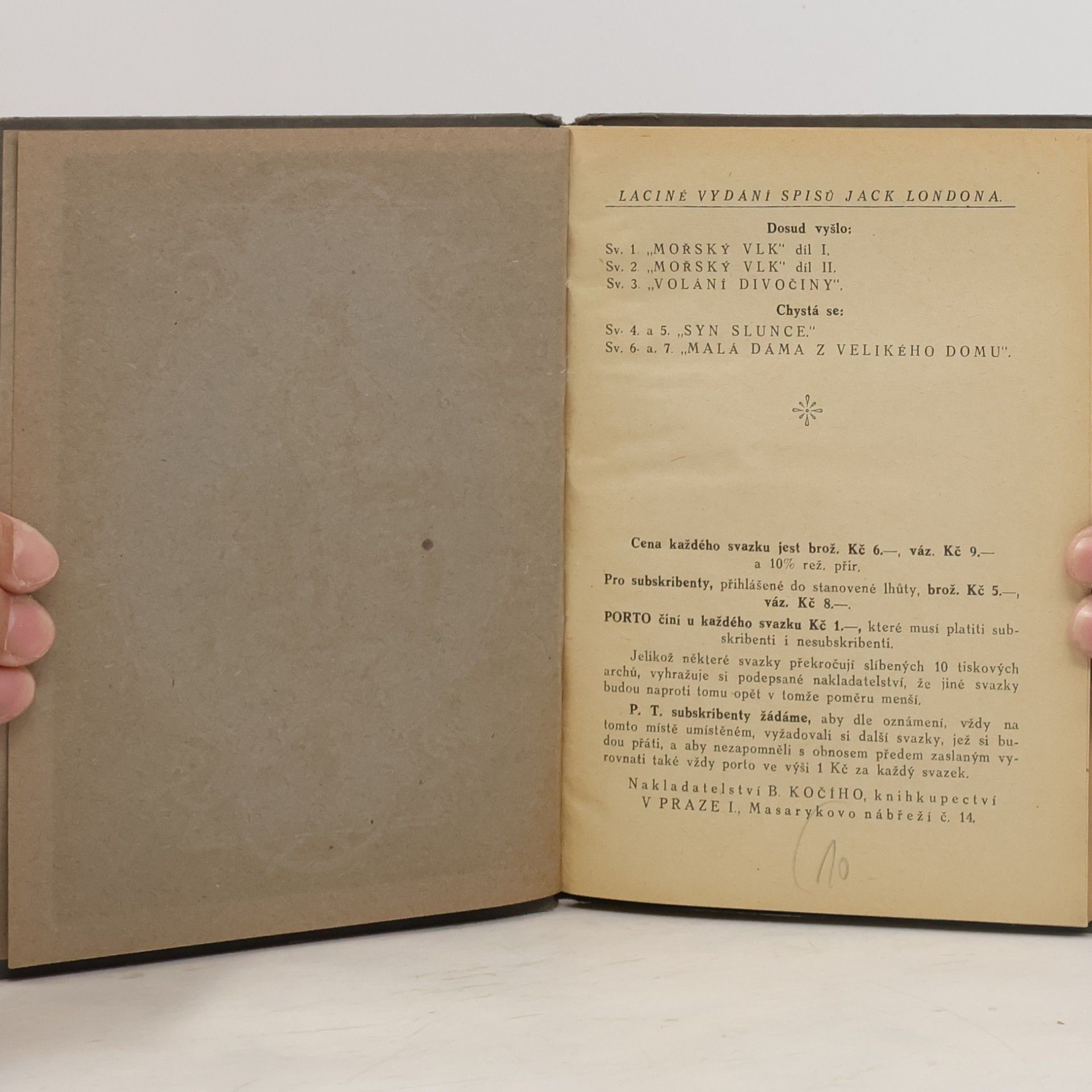 Jack London Laciné vydání spisů Jack Londona III. Volání divočiny